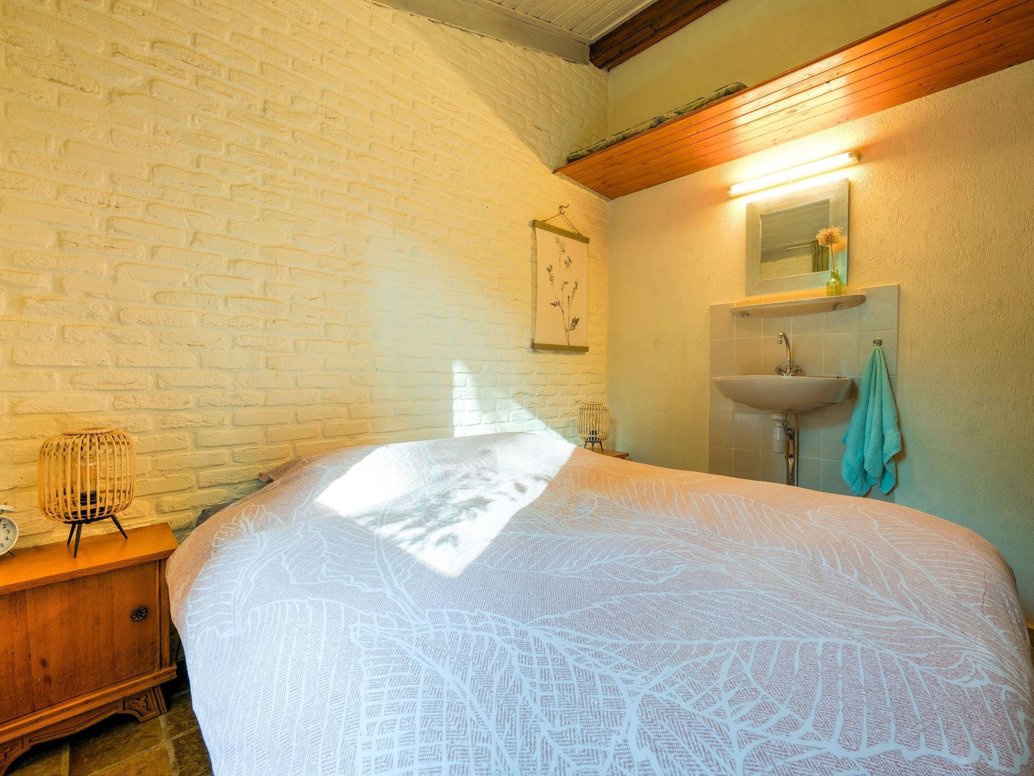 Een slaapkamer van The Forest Cottage in Zorgvlied