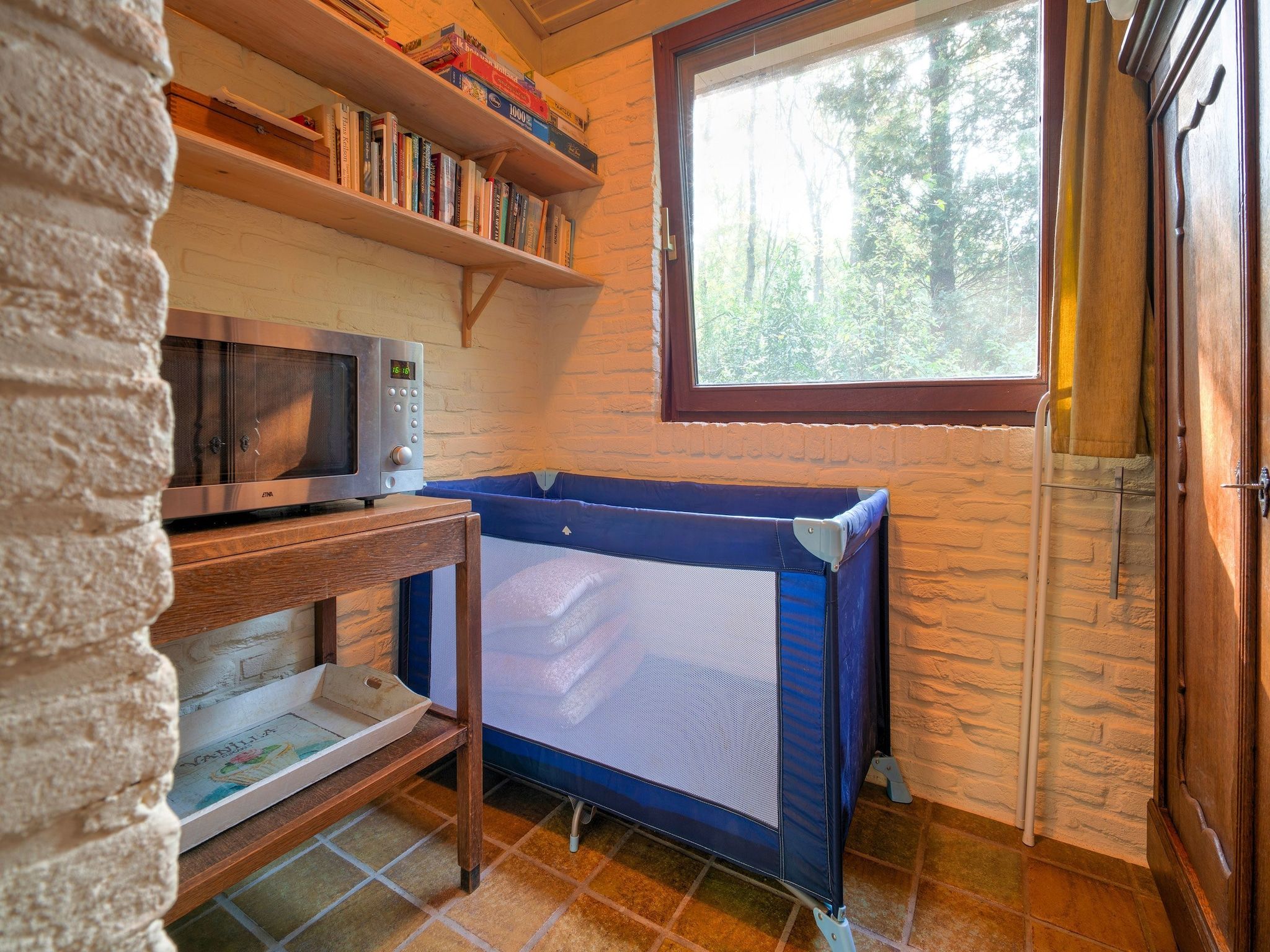 Een slaapkamer van The Forest Cottage in Zorgvlied
