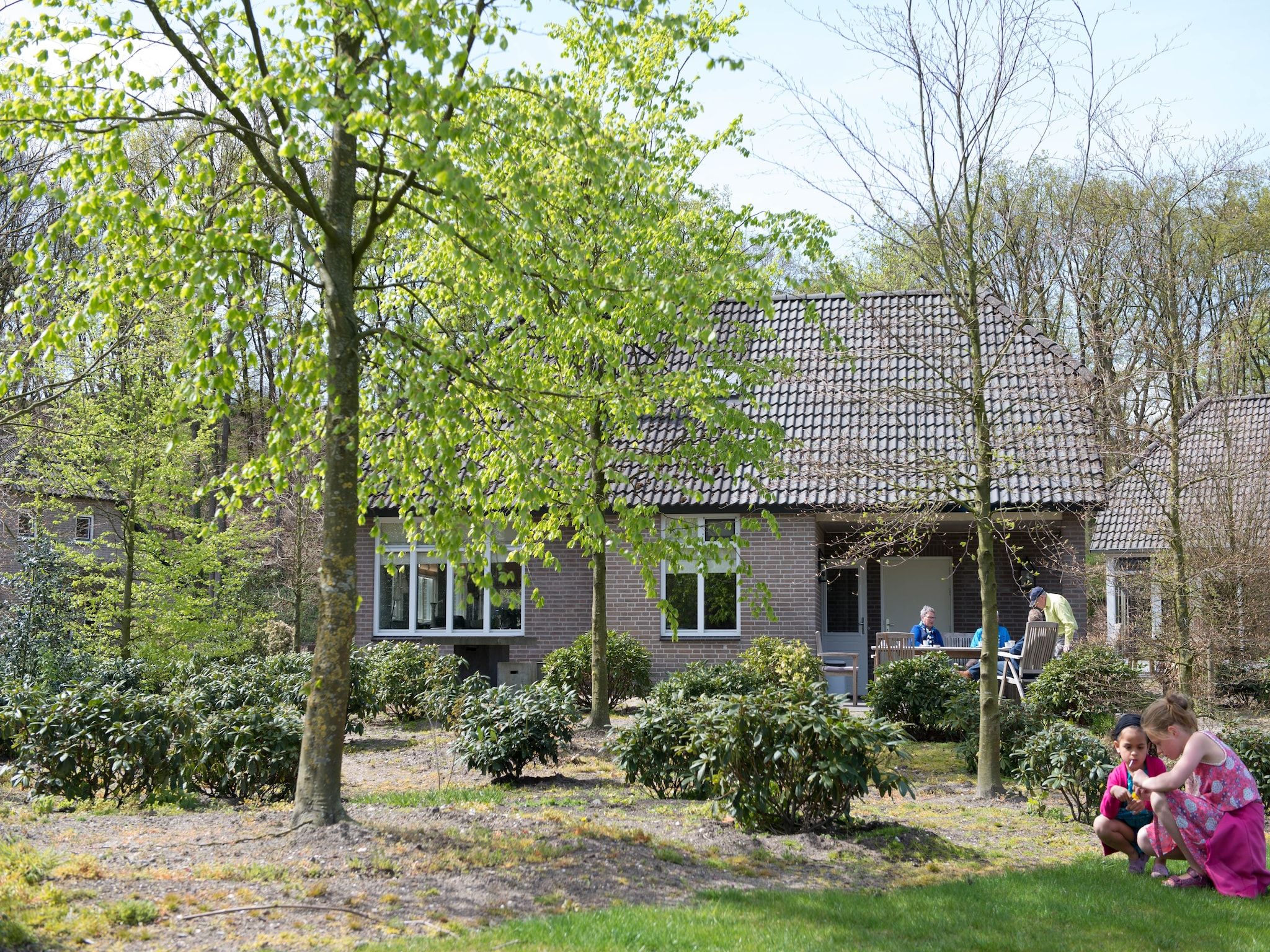 De buitenkant van Vakantiepark Sandberghe 2 in Uden