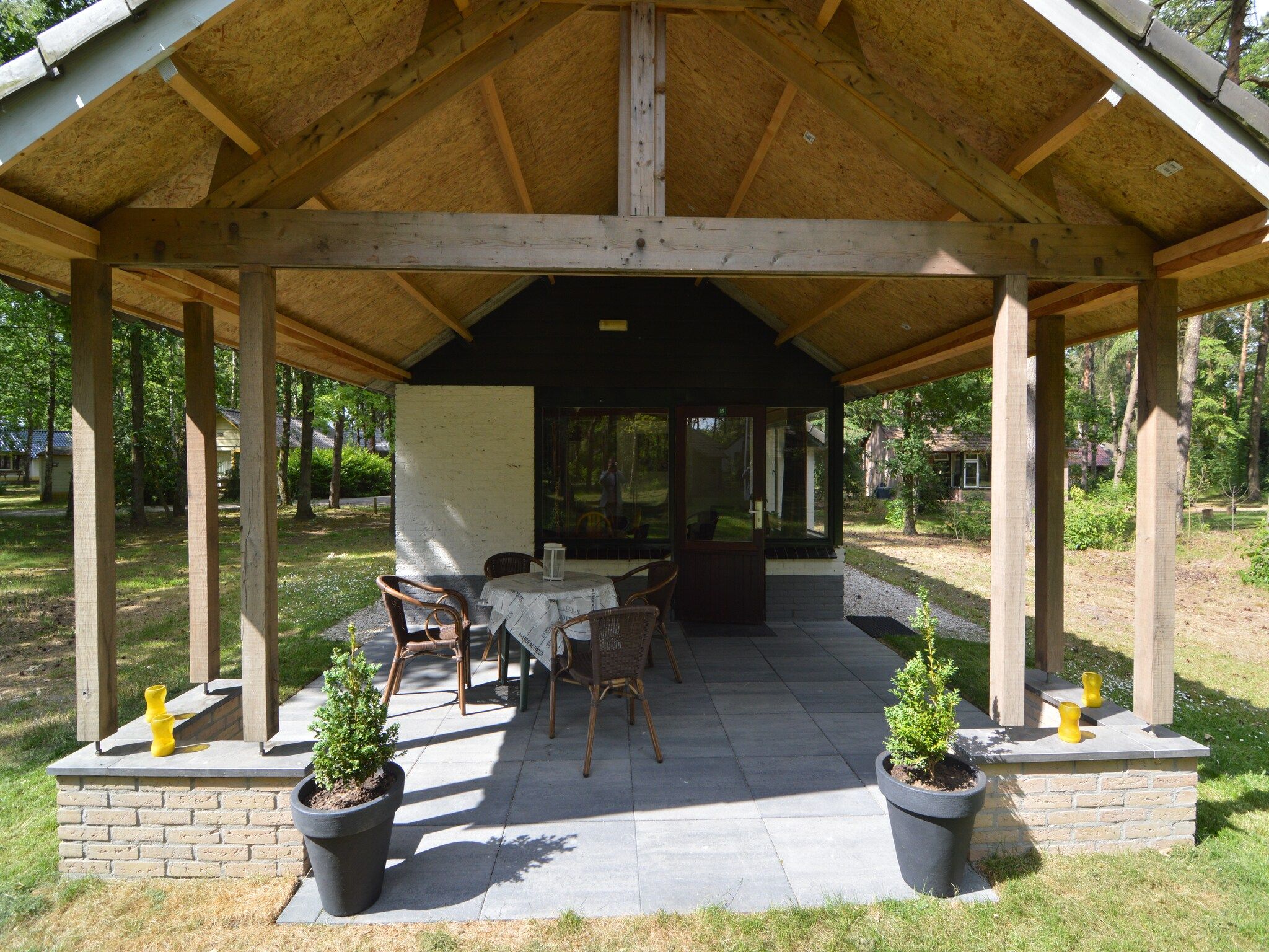 Het terras van 't Haasje in Stramproy