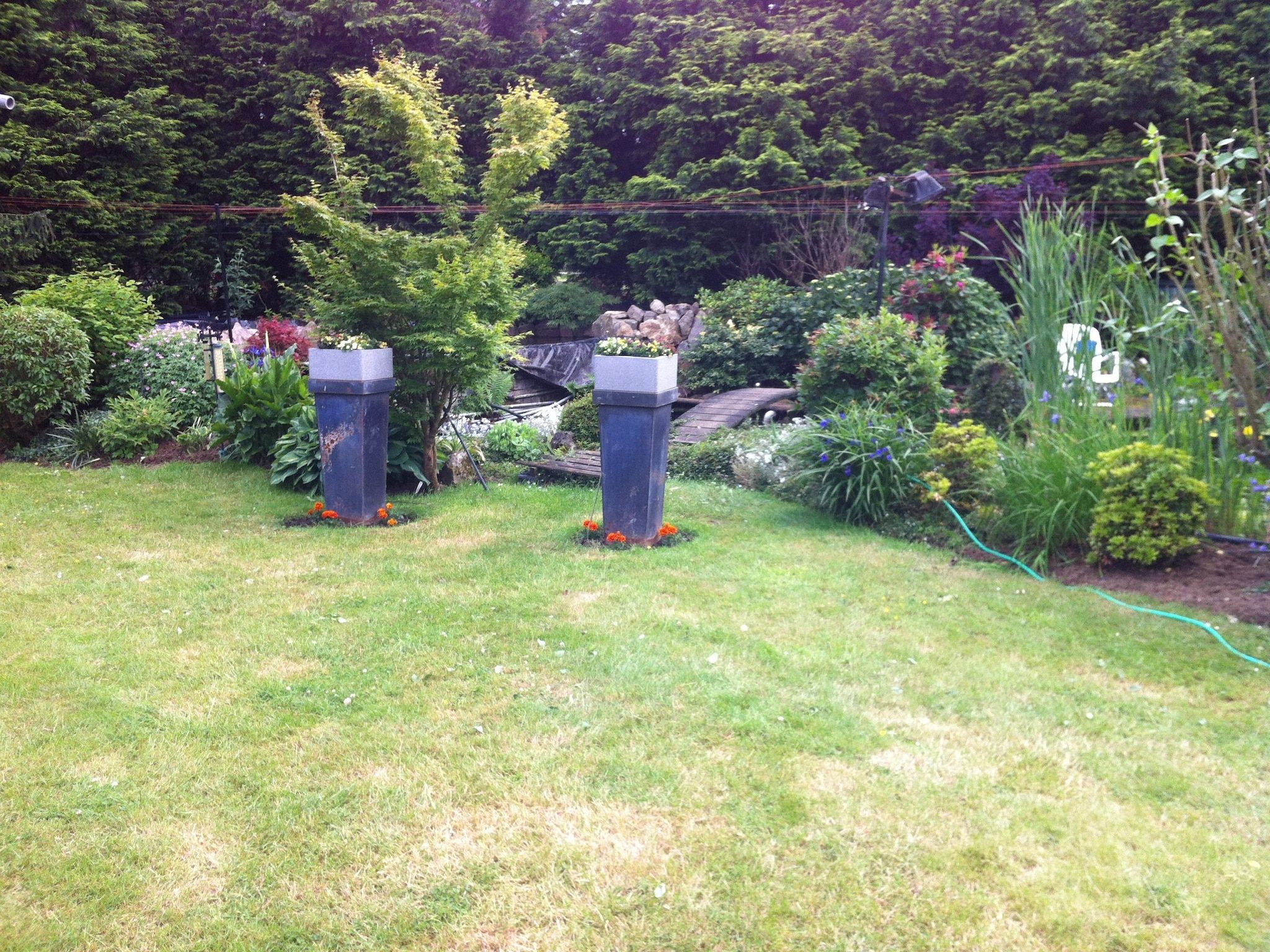 De tuin van De Sjuur in Sweikhuizen