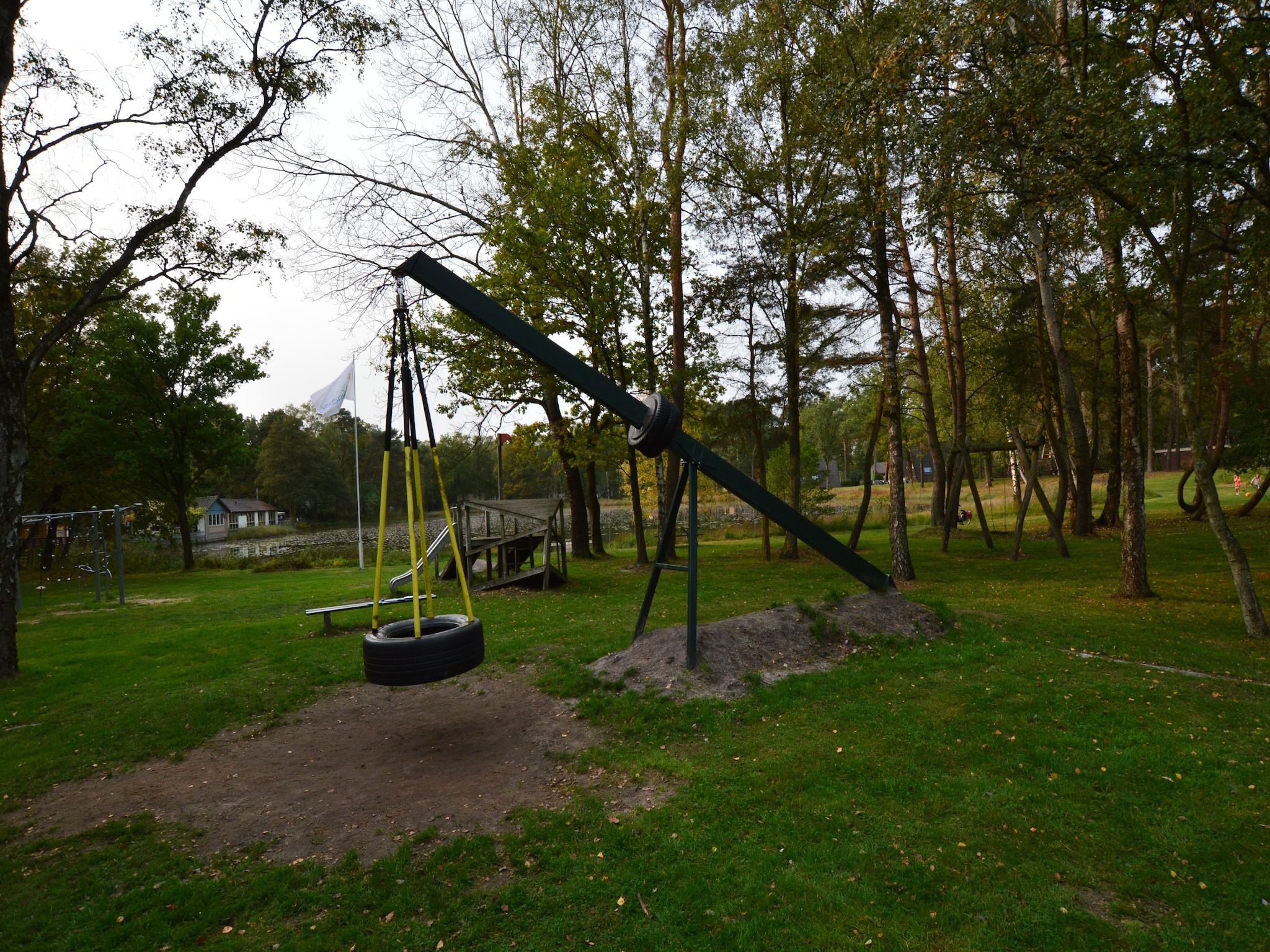 Parkfaciliteiten bij Anjer Bungalow 61 in Stramproy