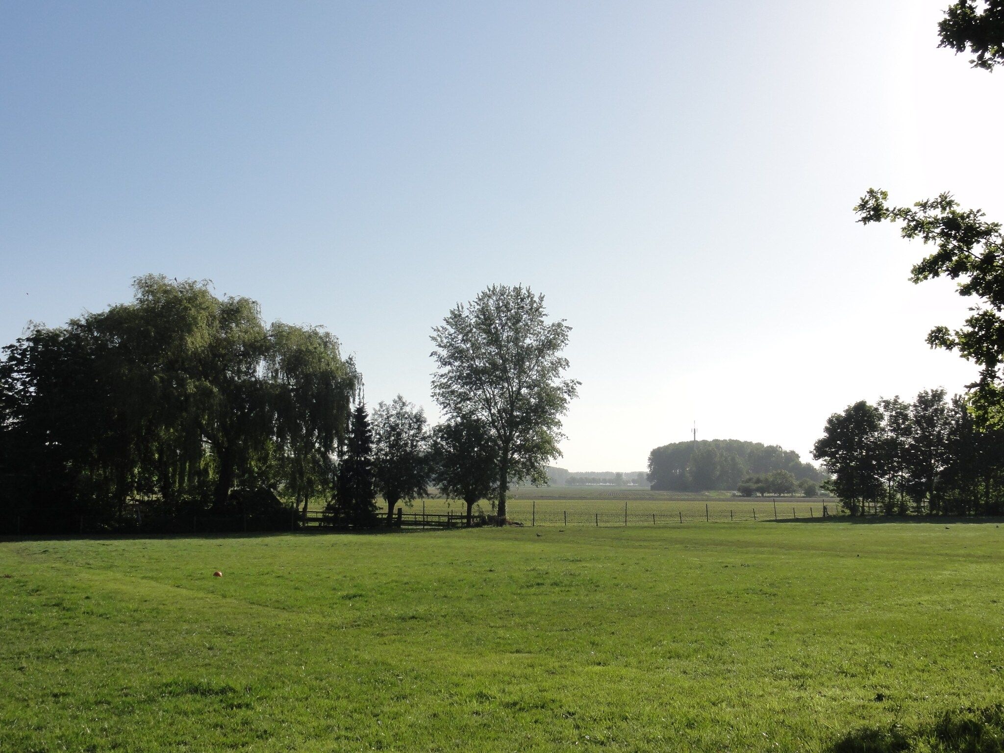 Het uitzicht vanaf Houck in Koewacht