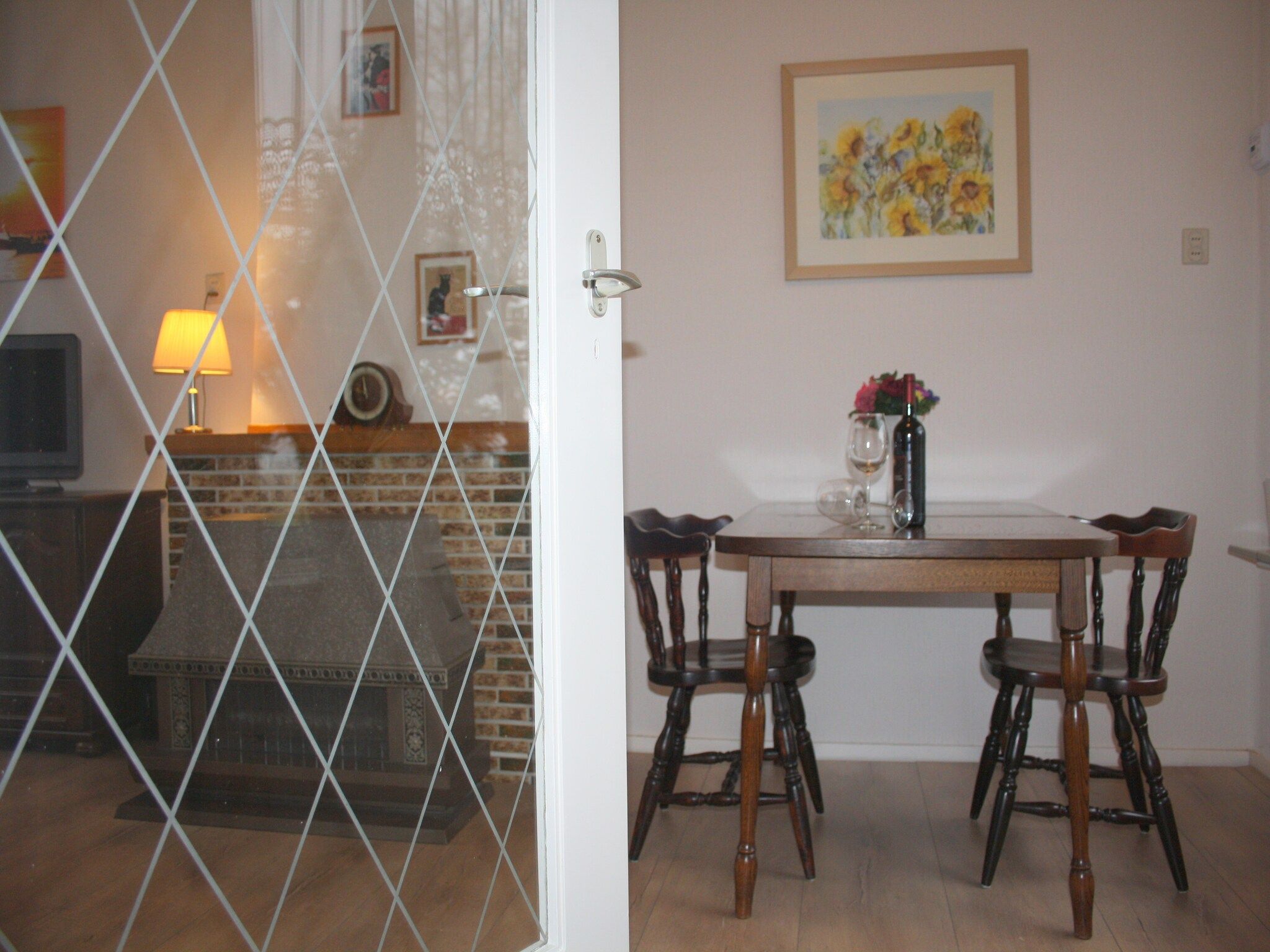 De eetkamer van Houck in Koewacht