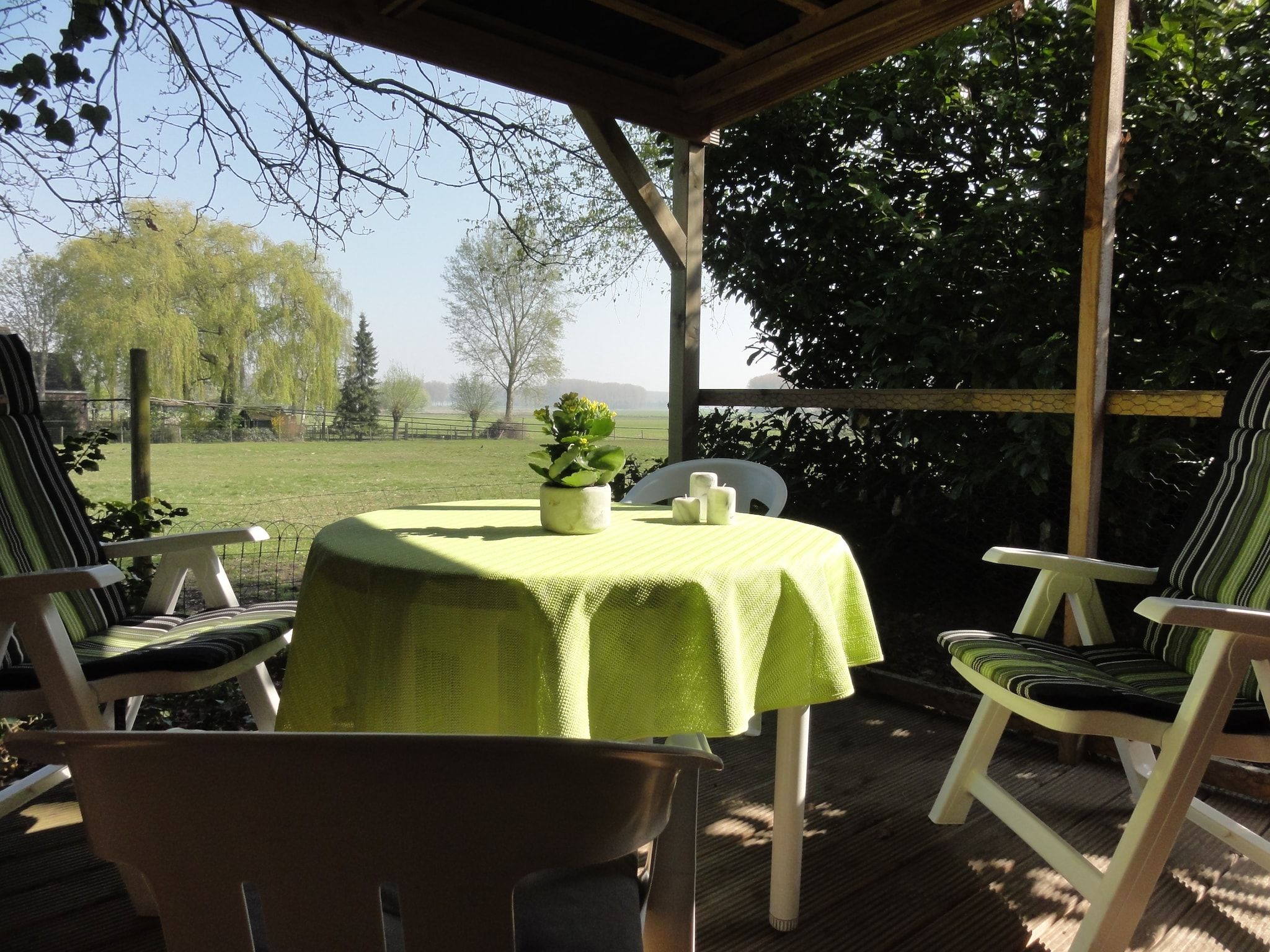 Het terras van Houck in Koewacht