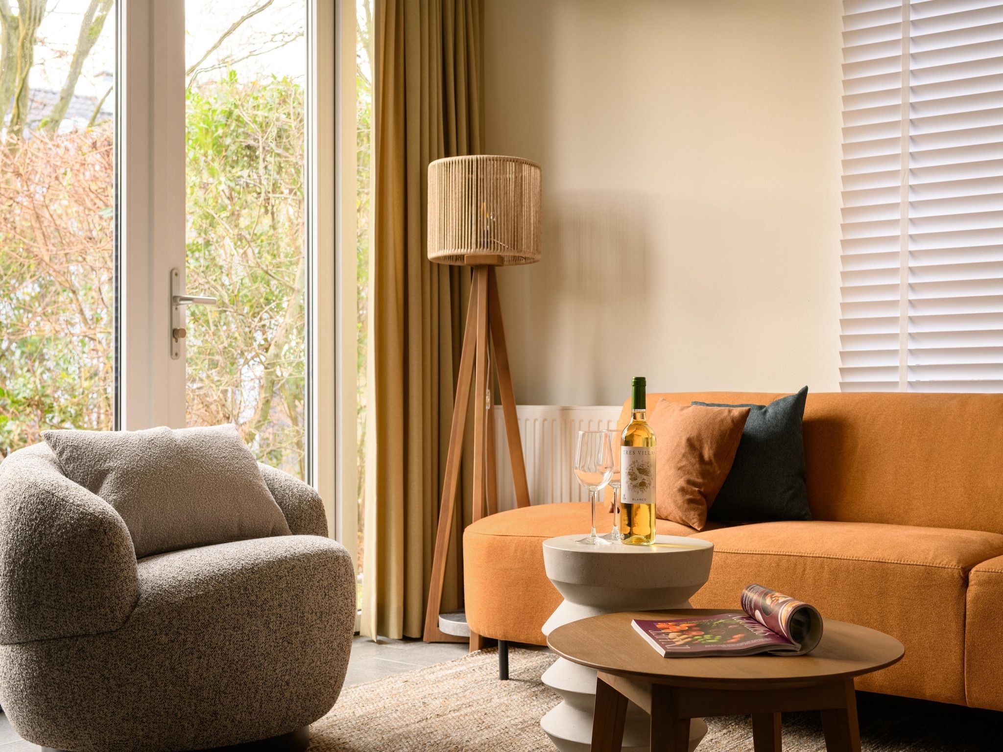 De woonkamer van Resort Maastricht 1 in Maastricht