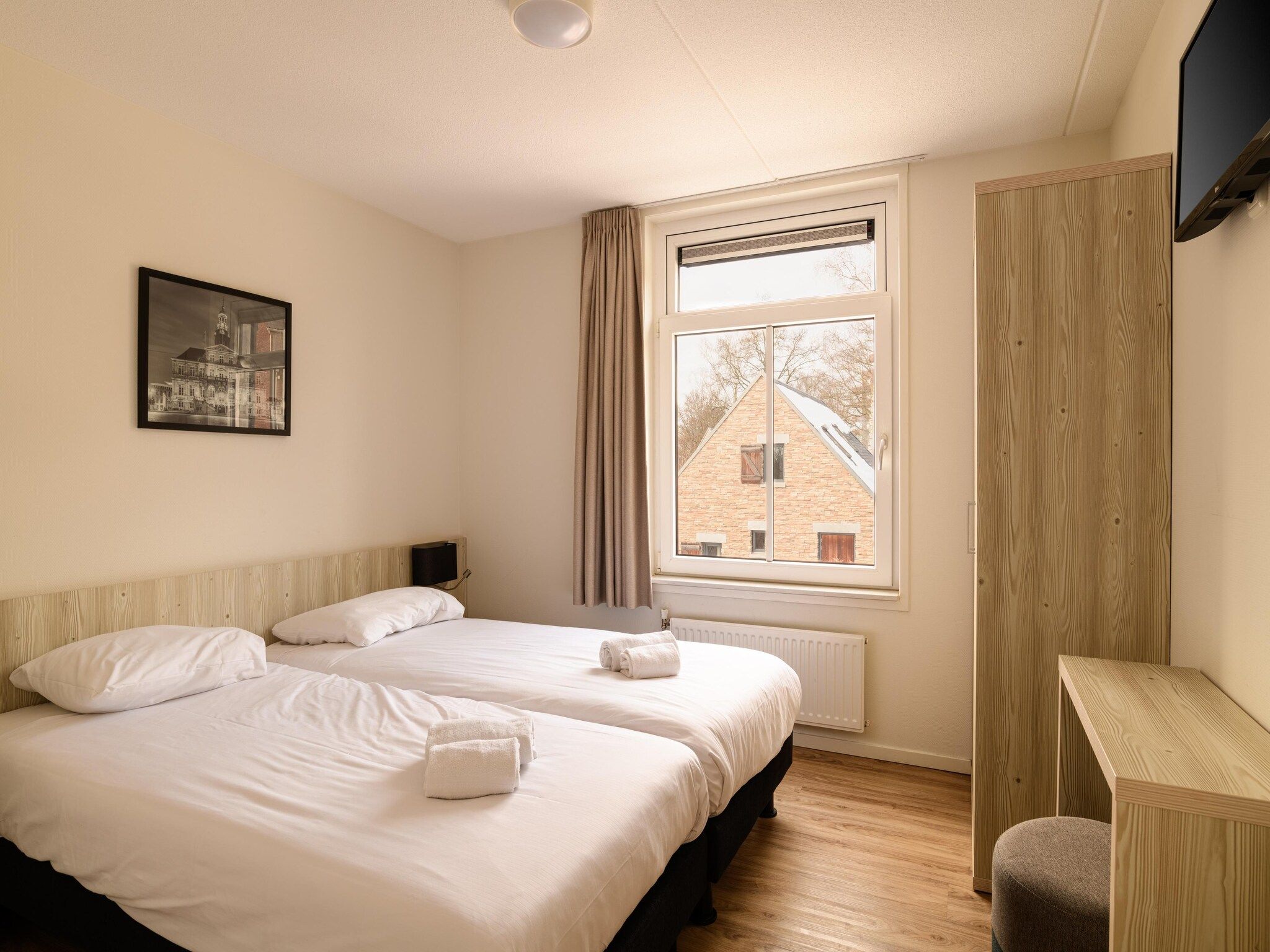 Een slaapkamer van Resort Maastricht 4 in Maastricht