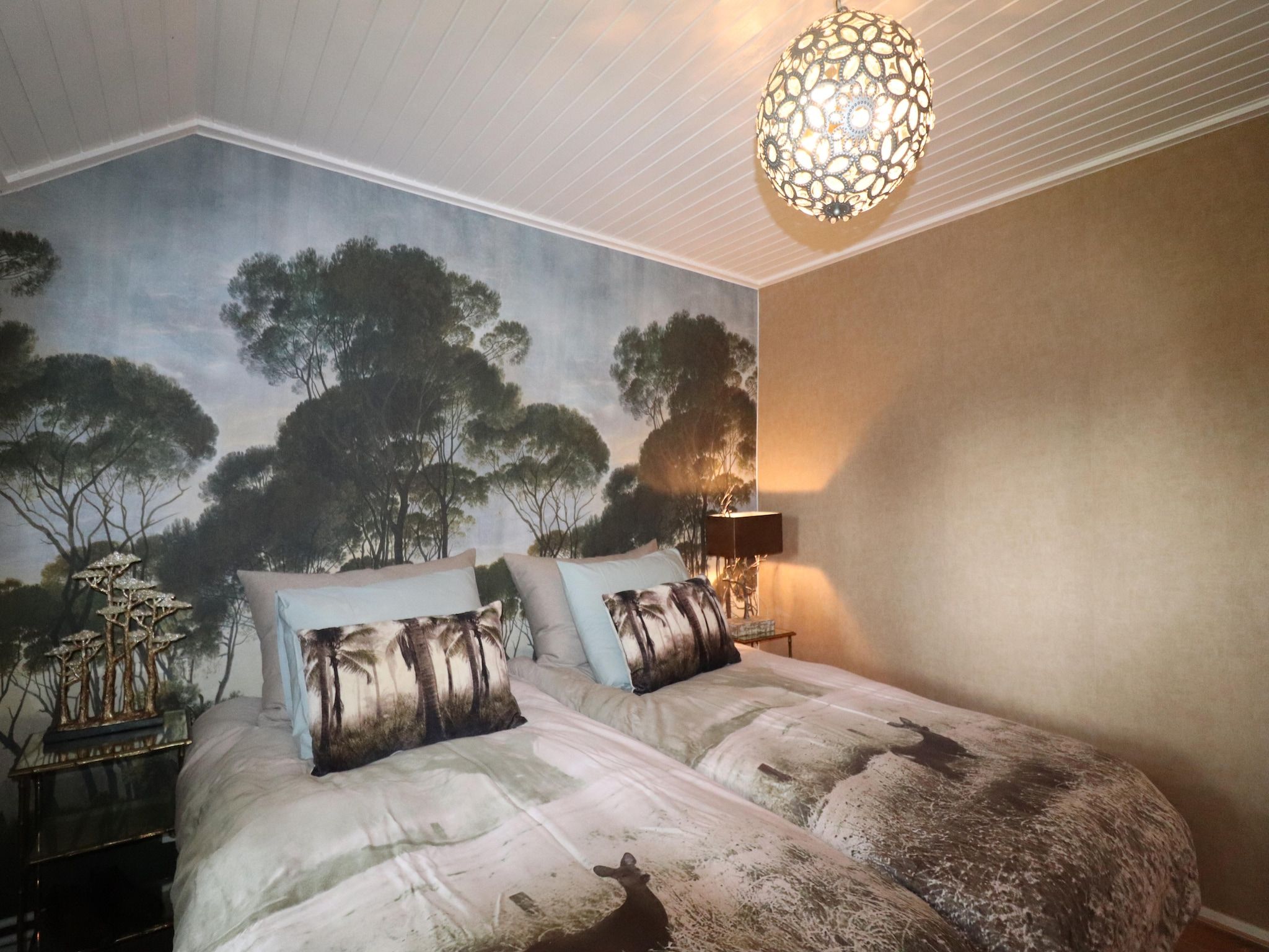 Een slaapkamer van Landgoed de Klimberg in Rheezerveen