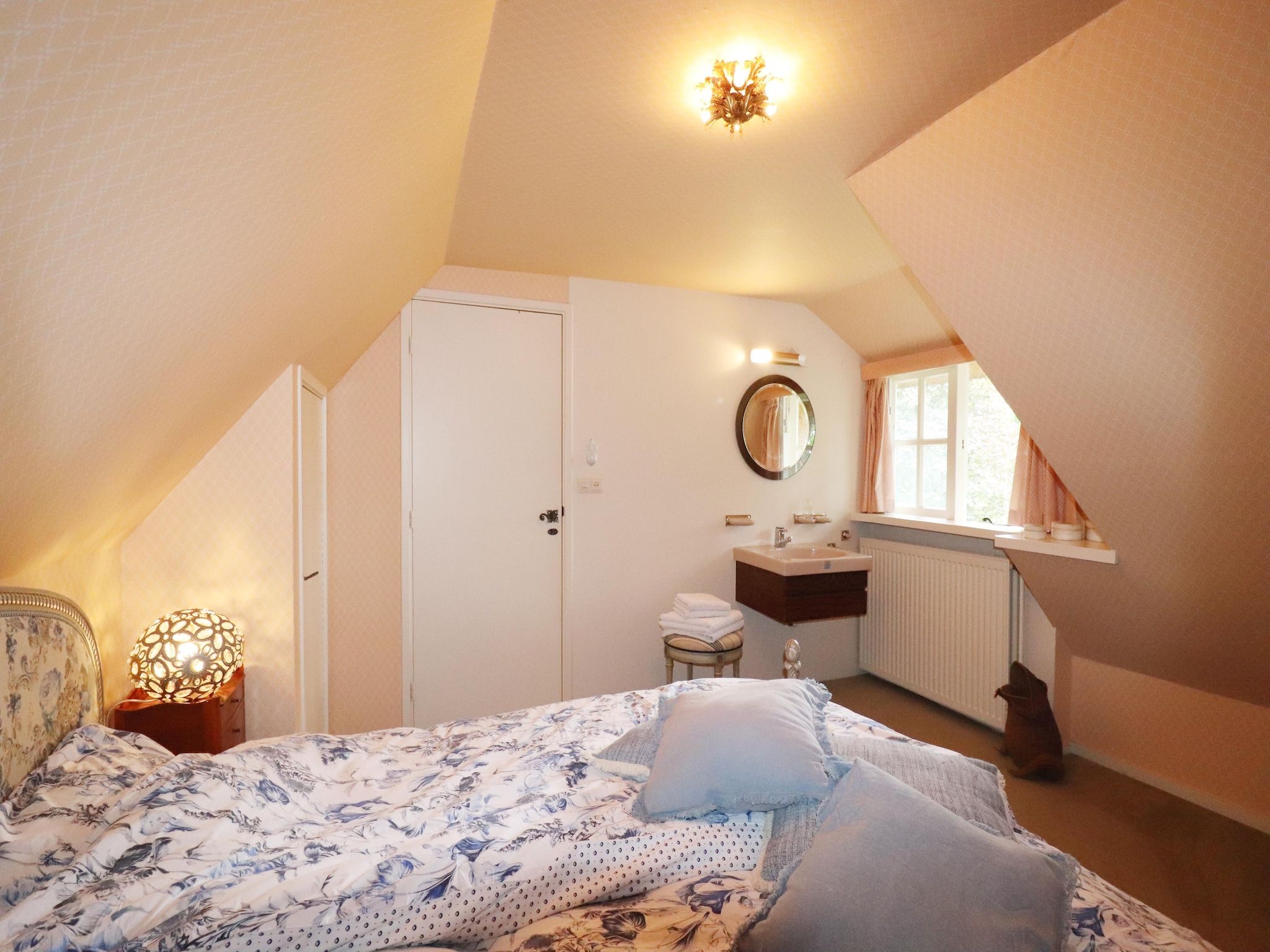 Een slaapkamer van Landgoed de Klimberg in Rheezerveen