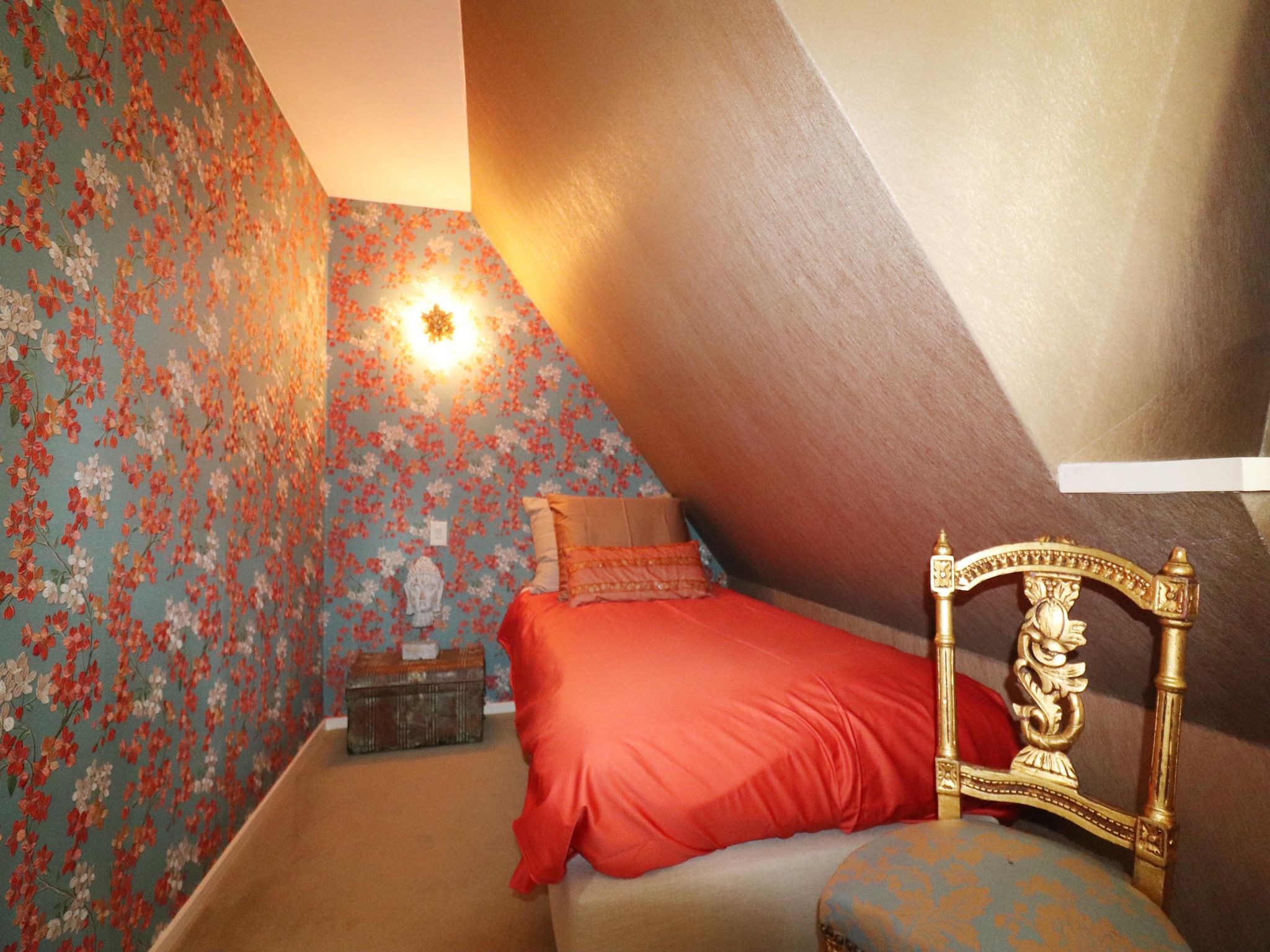 Een slaapkamer van Landgoed de Klimberg in Rheezerveen