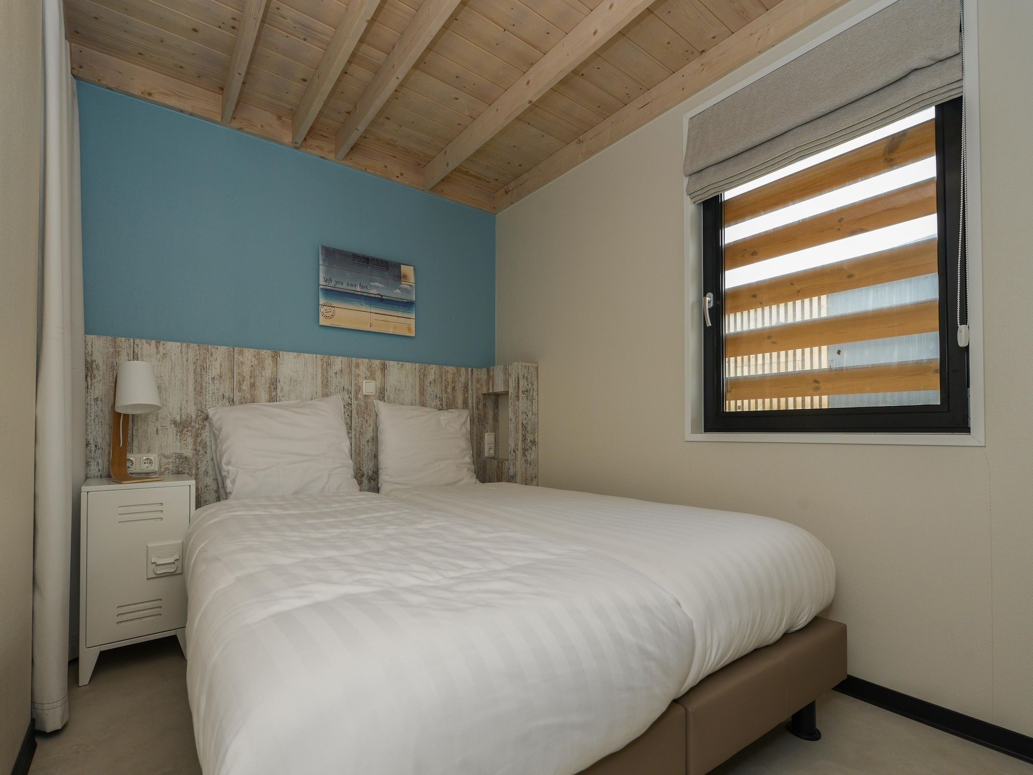 Een slaapkamer van Sea Lodges Bloemendaal 2 in Bloemendaal