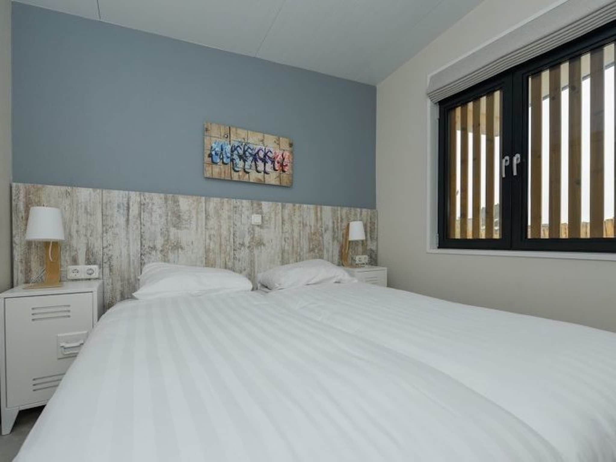 Een slaapkamer van Sea Lodges Bloemendaal 3 in Bloemendaal