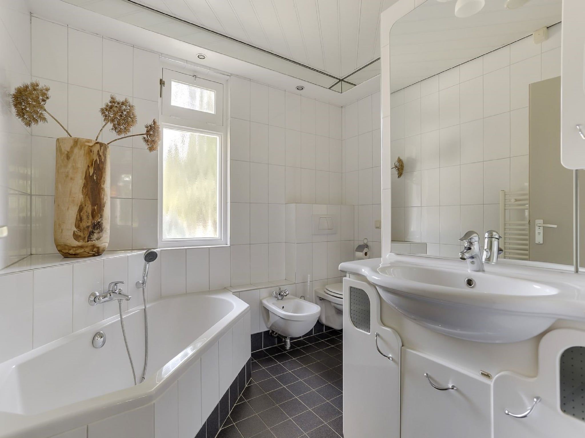 De badkamer van Vakantiepark Sandberghe 5 in Uden