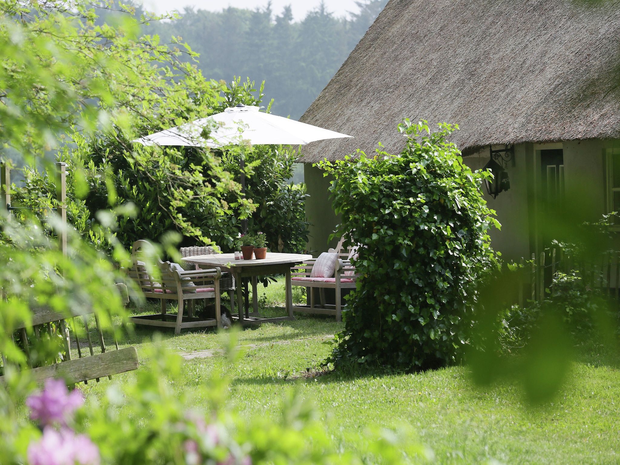 De tuin van Hofstede Groot Blankenstein in Doorn