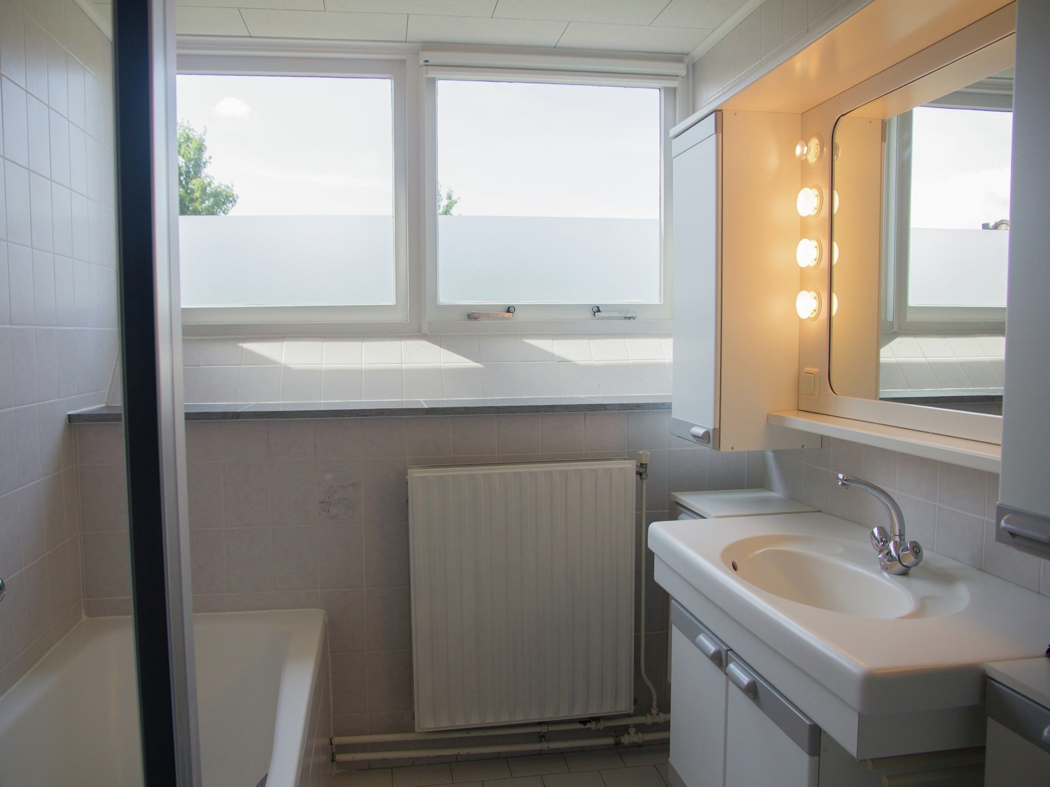 De badkamer van De Biezenknop in Eede