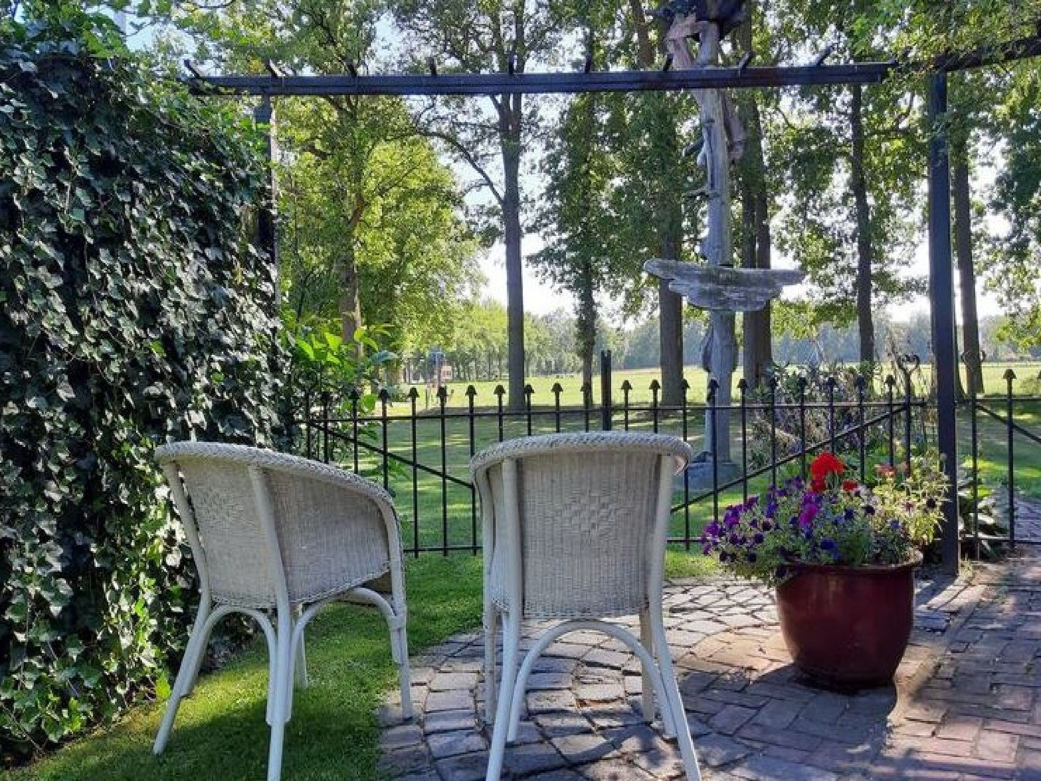 Het uitzicht vanaf Gelink Hof in Rekken