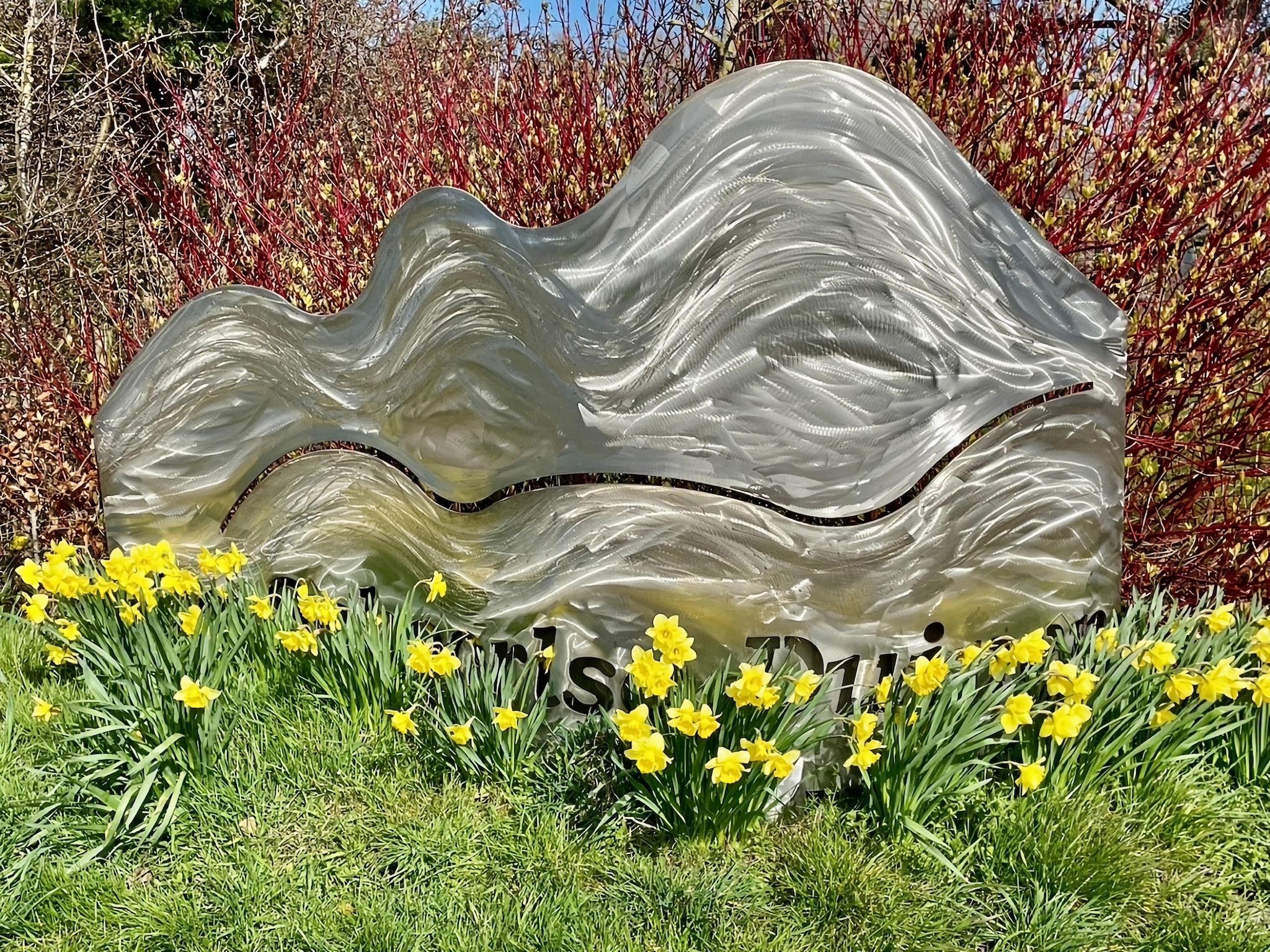 De tuin van Villa Jean in Schoorl