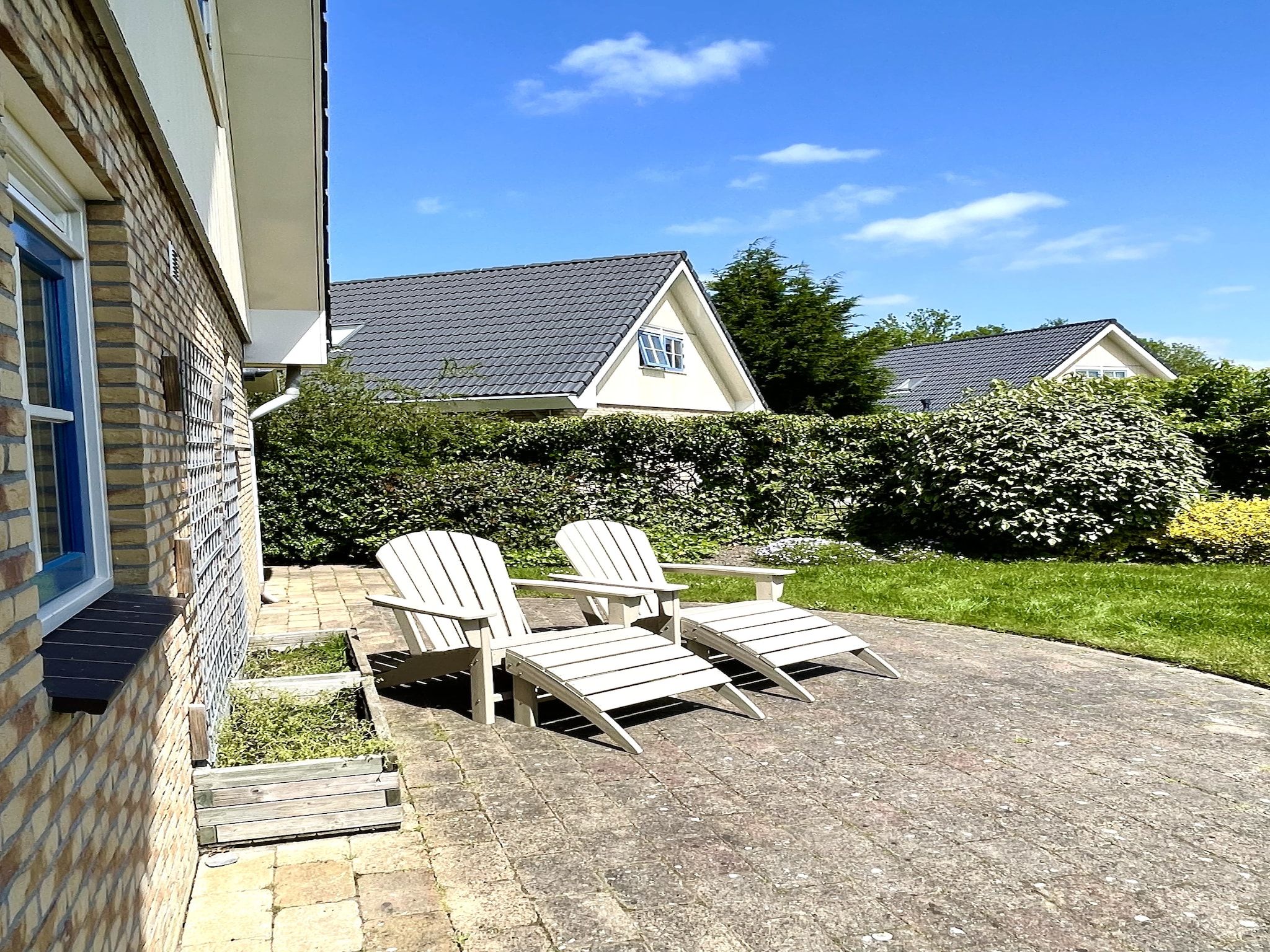 De tuin van Villa Jean in Schoorl