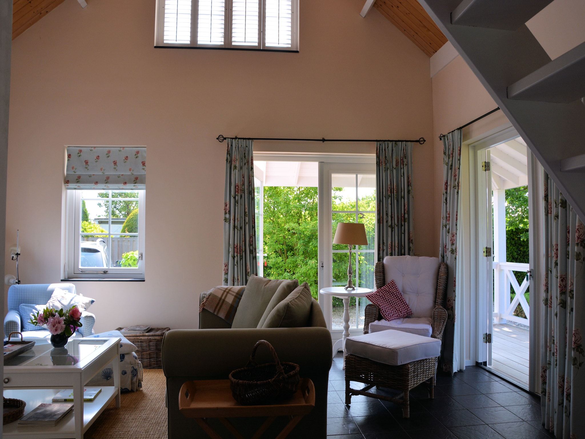 De woonkamer van Searose in Noordwijk