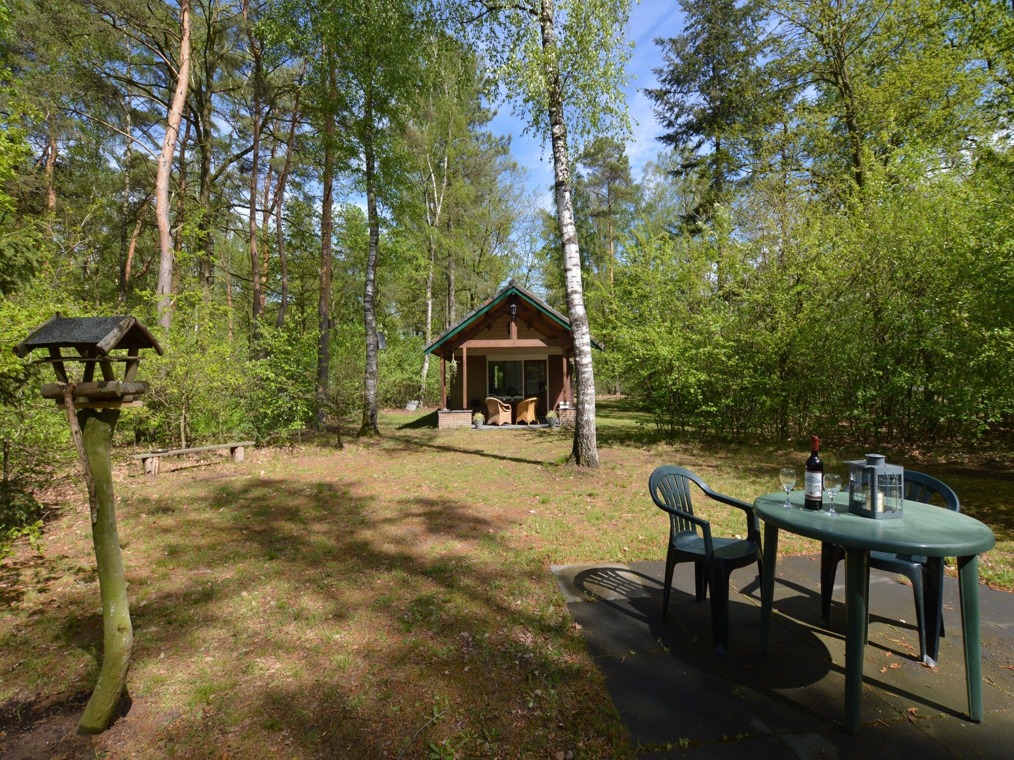 De tuin van Het Kleine Landgoed in Stramproy