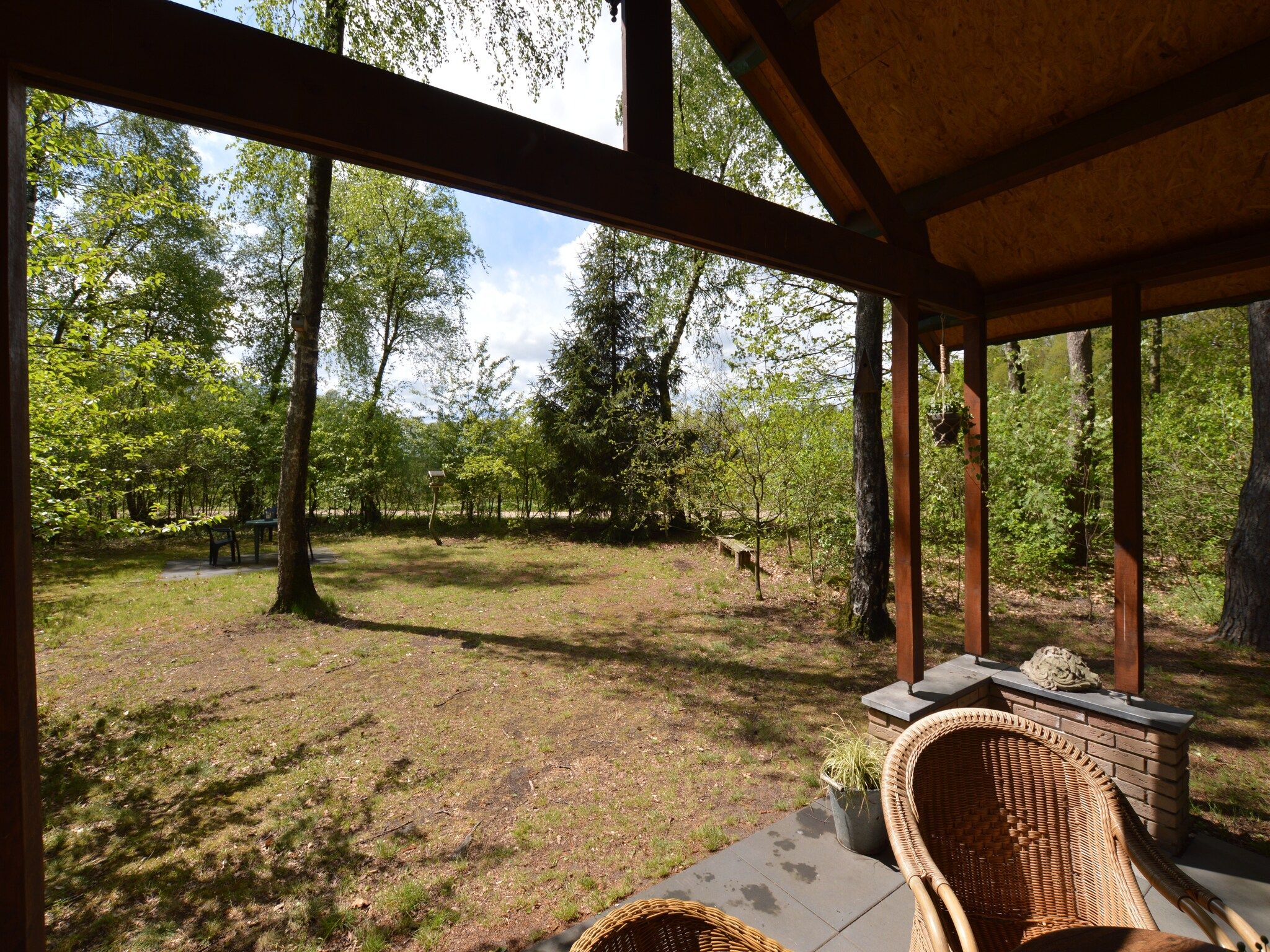 De tuin van Het Kleine Landgoed in Stramproy