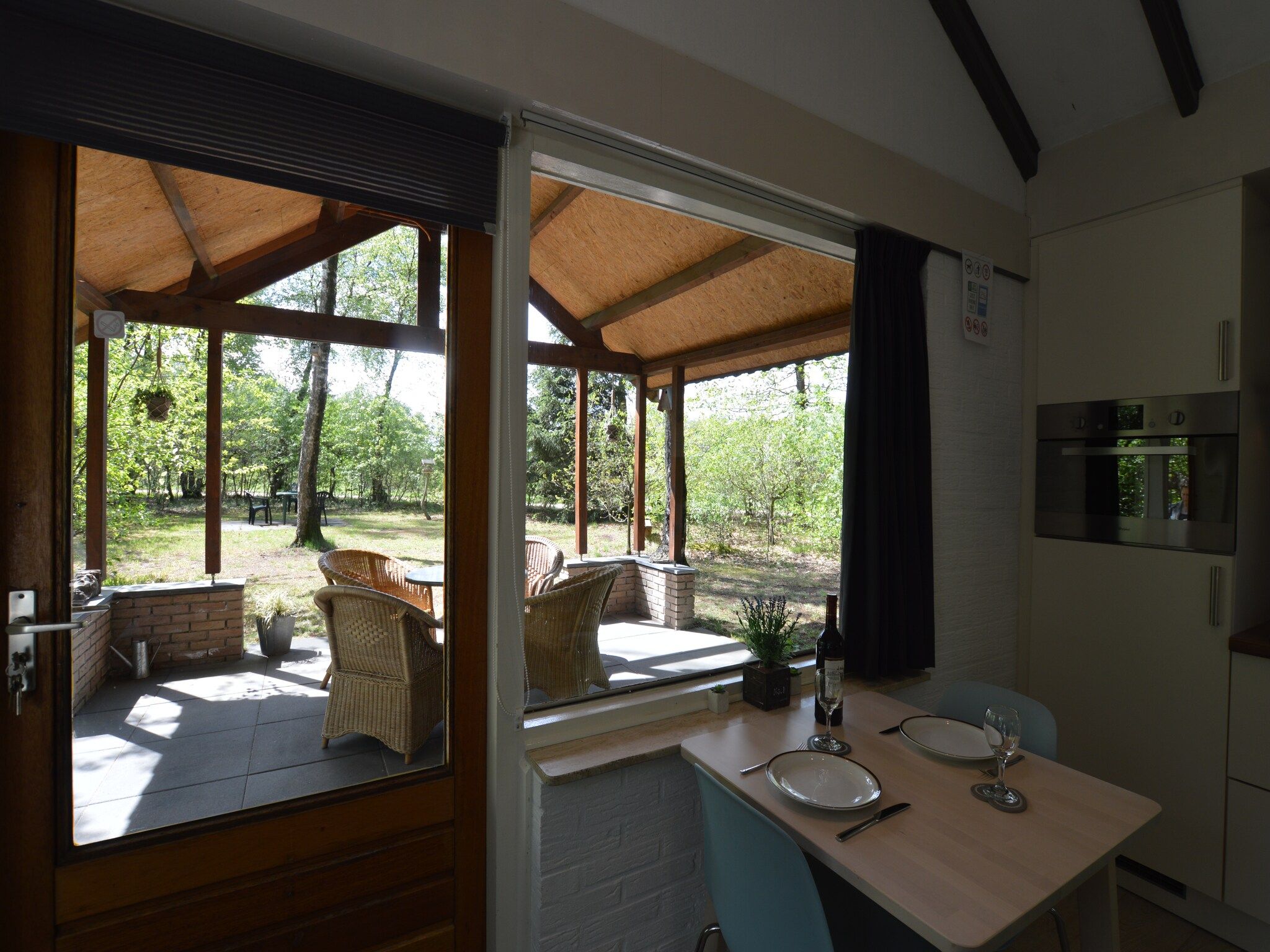 De eetkamer van Het Kleine Landgoed in Stramproy