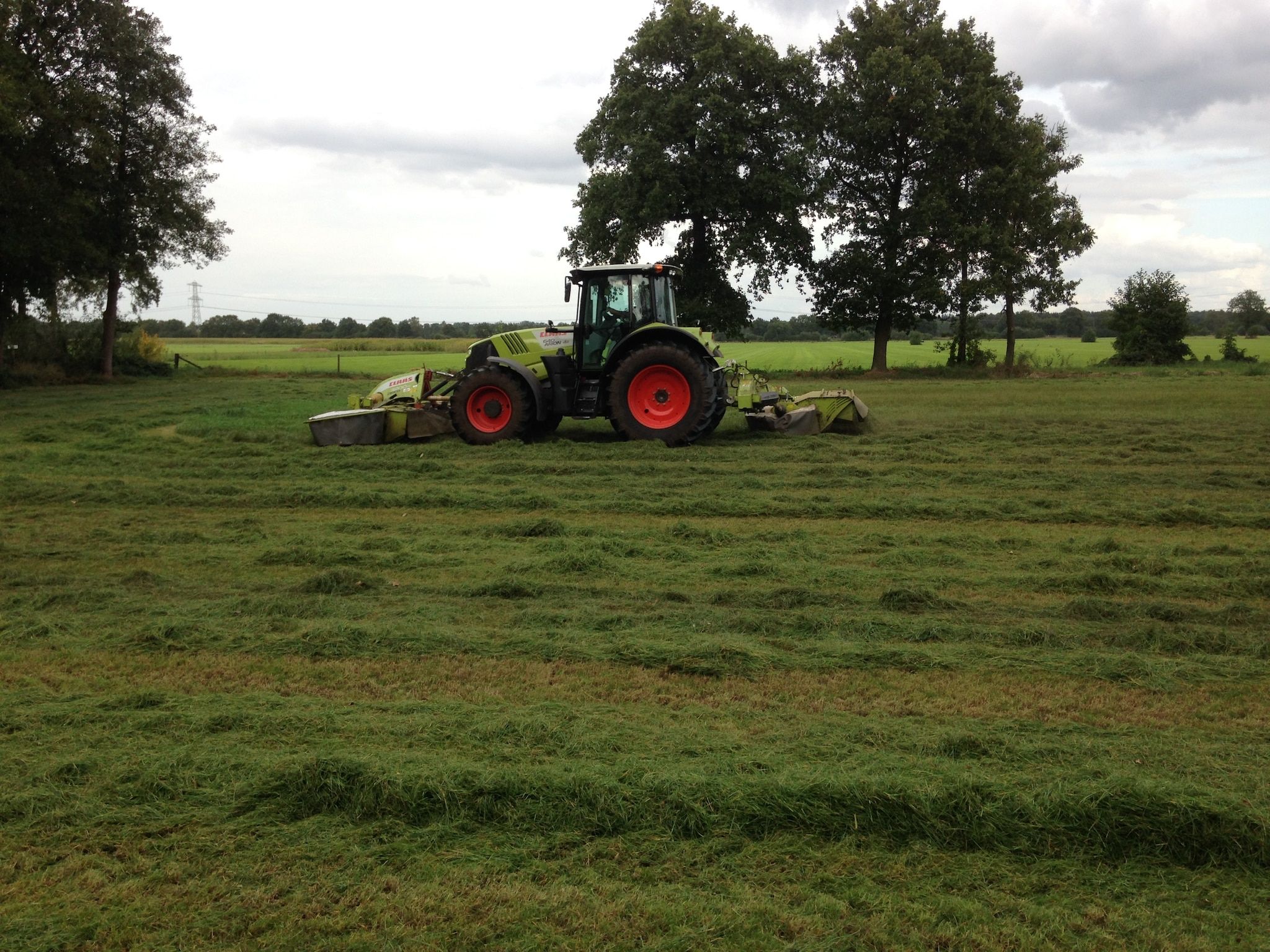 Het uitzicht vanaf Kempernoel in Heino