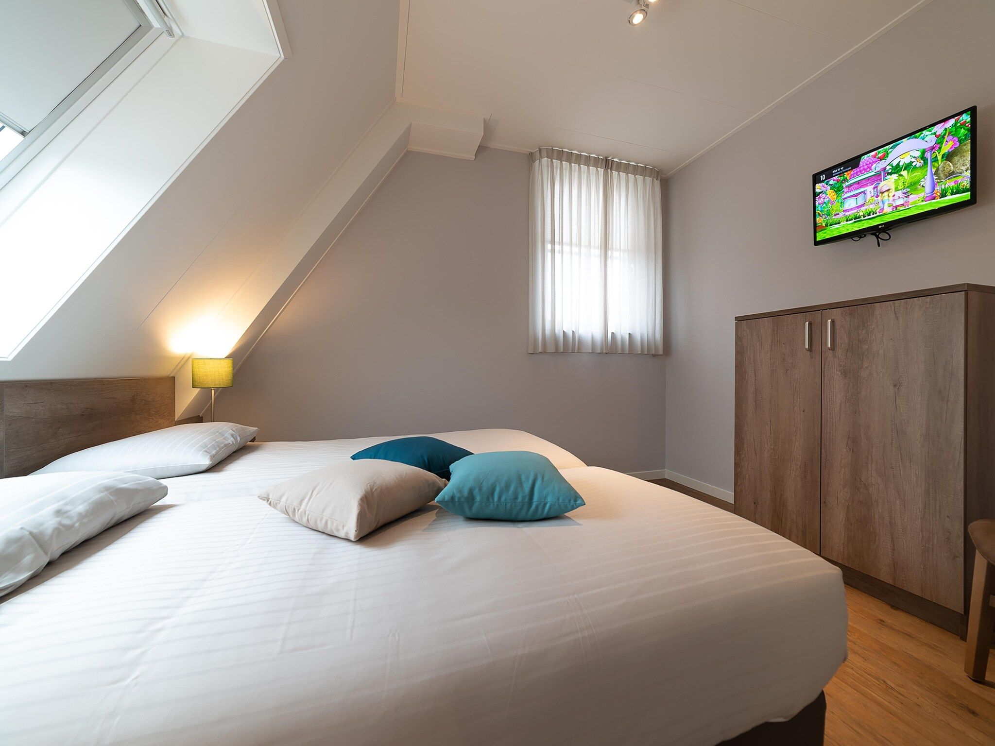 Een slaapkamer van Zeeuwse Pracht 8 pers in Colijnsplaat