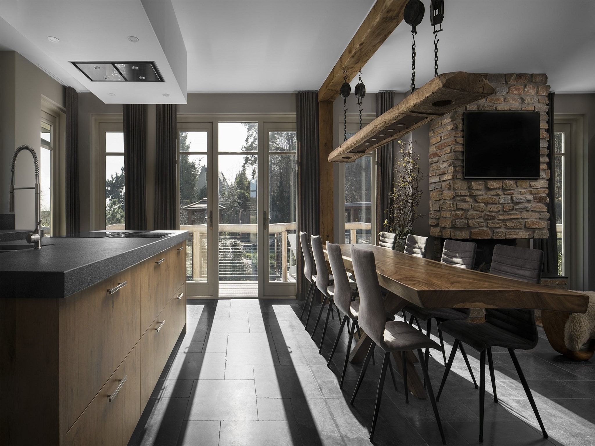 De keuken van Duinvilla Noordwijk in Noordwijk