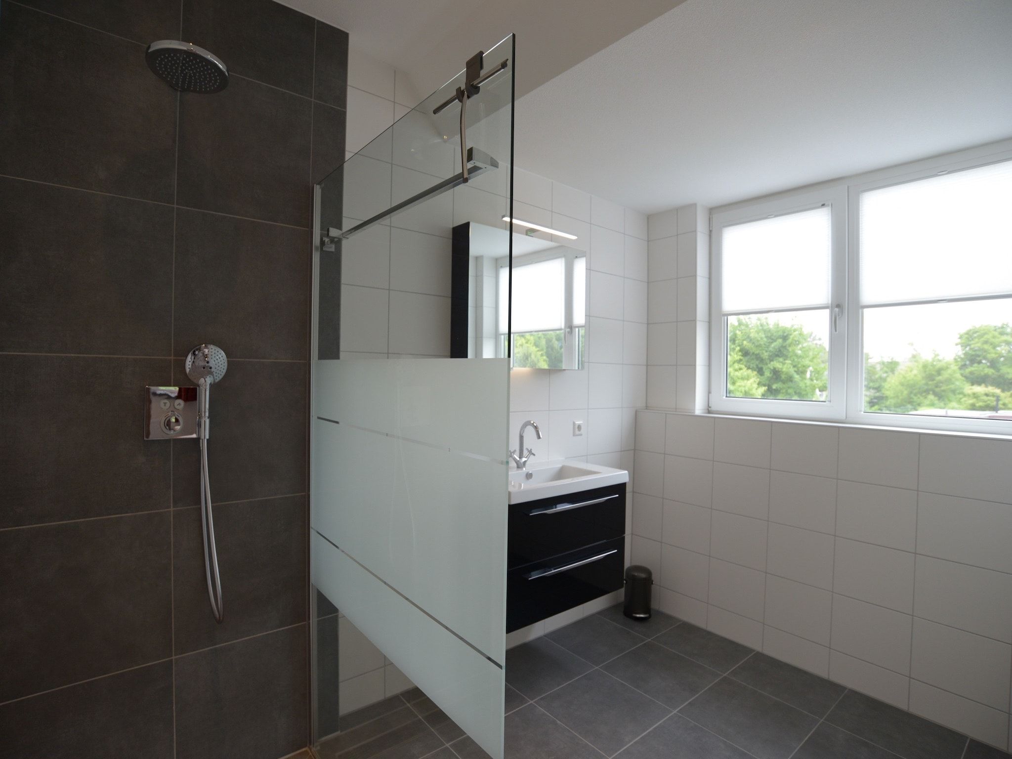 De badkamer van Tempelier 39 in Den Burg-Texel