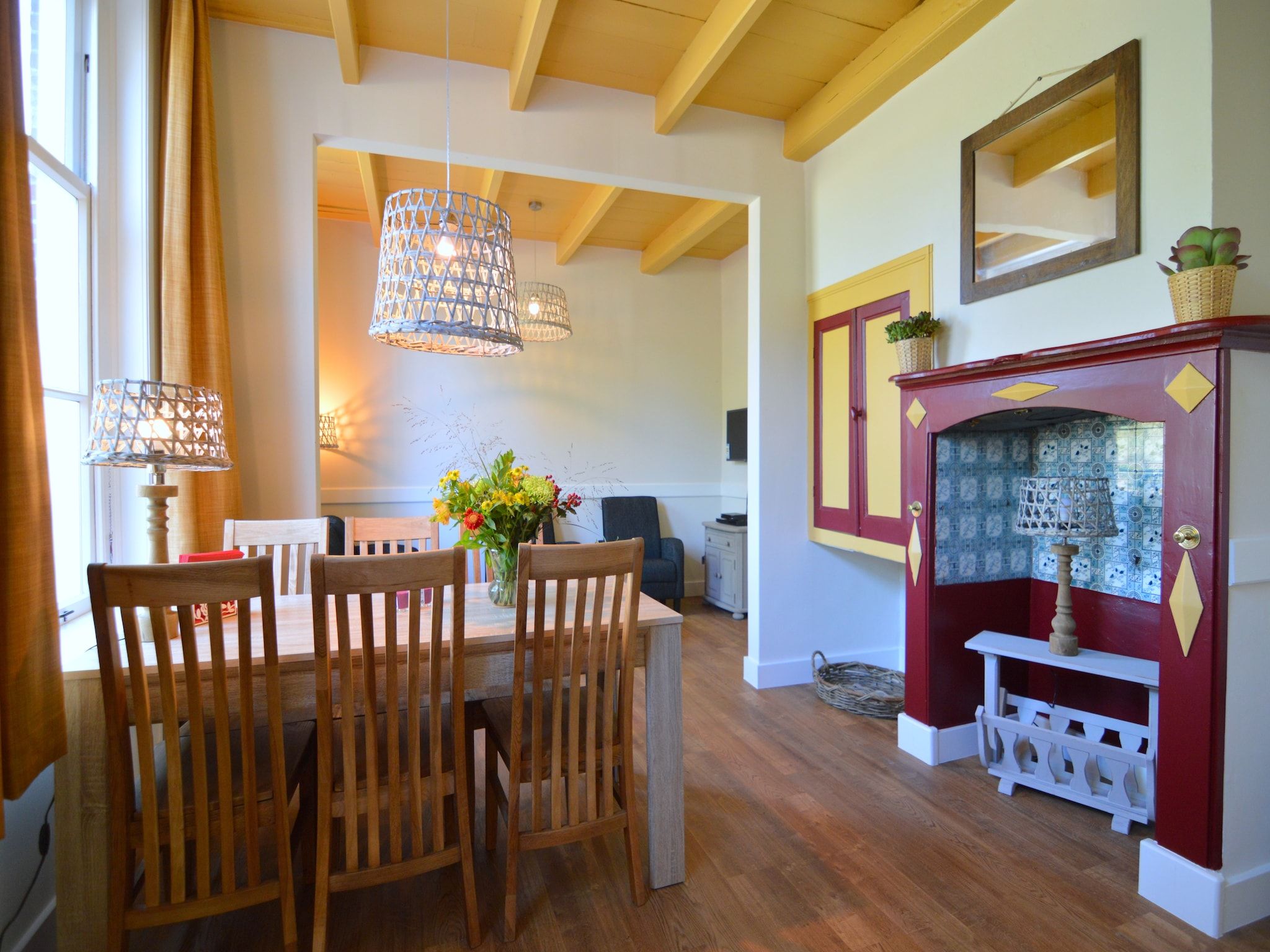 De eetkamer van Bakhuus in Geesteren