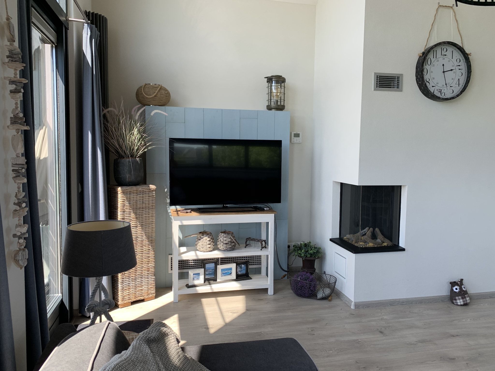 De woonkamer van Luna in Stavoren