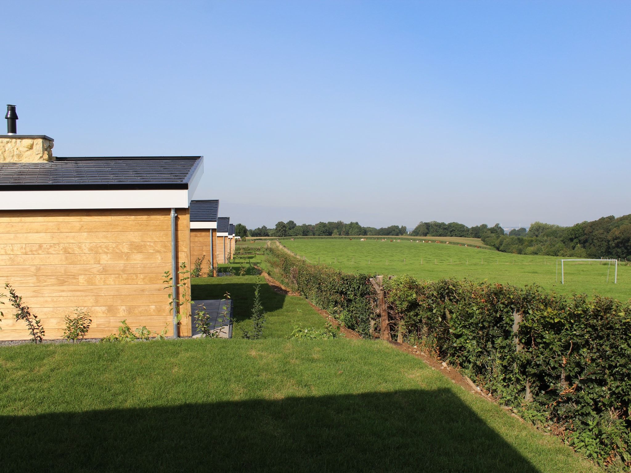 Het uitzicht vanaf Resort Mooi Bemelen 4 in Bemelen