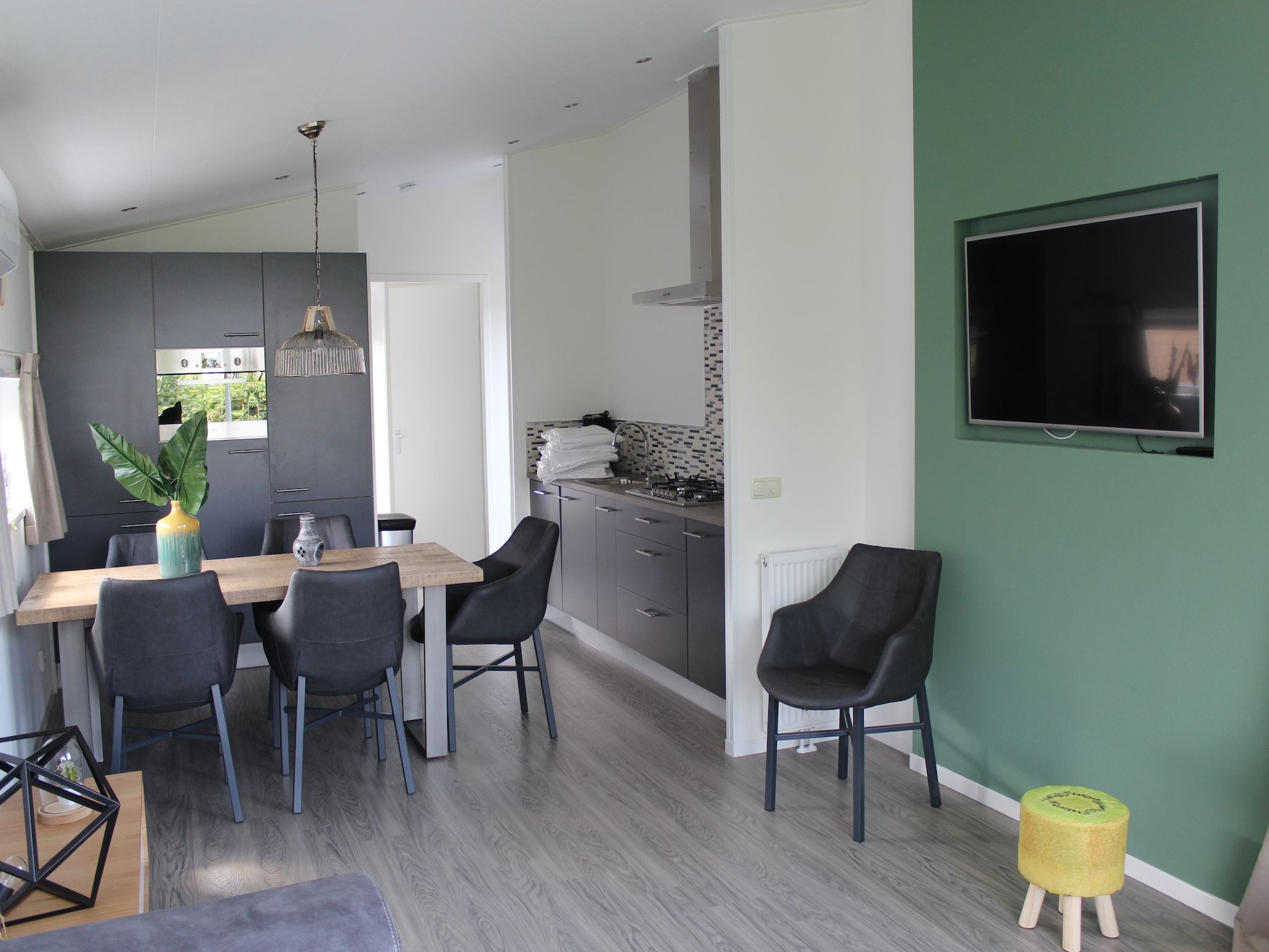 De woonkamer van Resort Mooi Bemelen 4 in Bemelen