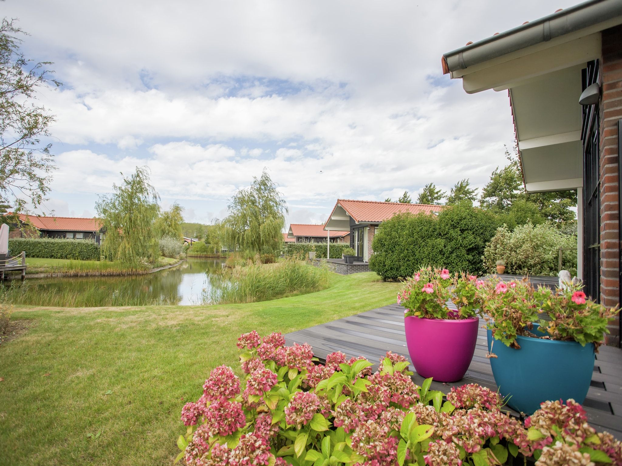 De tuin van Charming Oosterschelde in Kattendijke