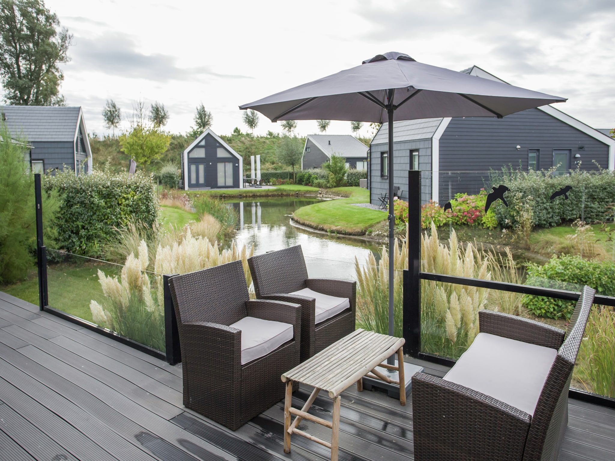 De tuin van Charming Oosterschelde in Kattendijke