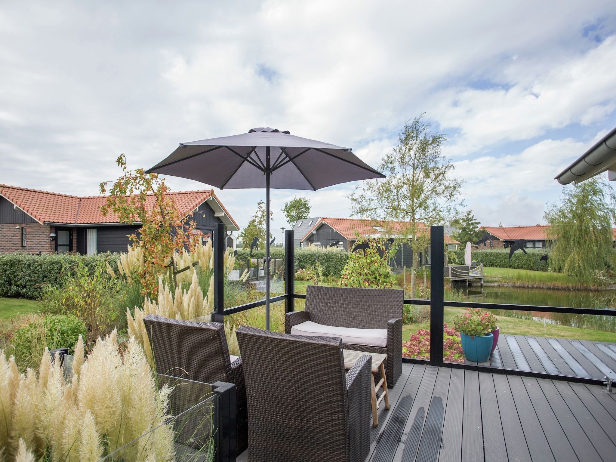 De tuin van Charming Oosterschelde in Kattendijke