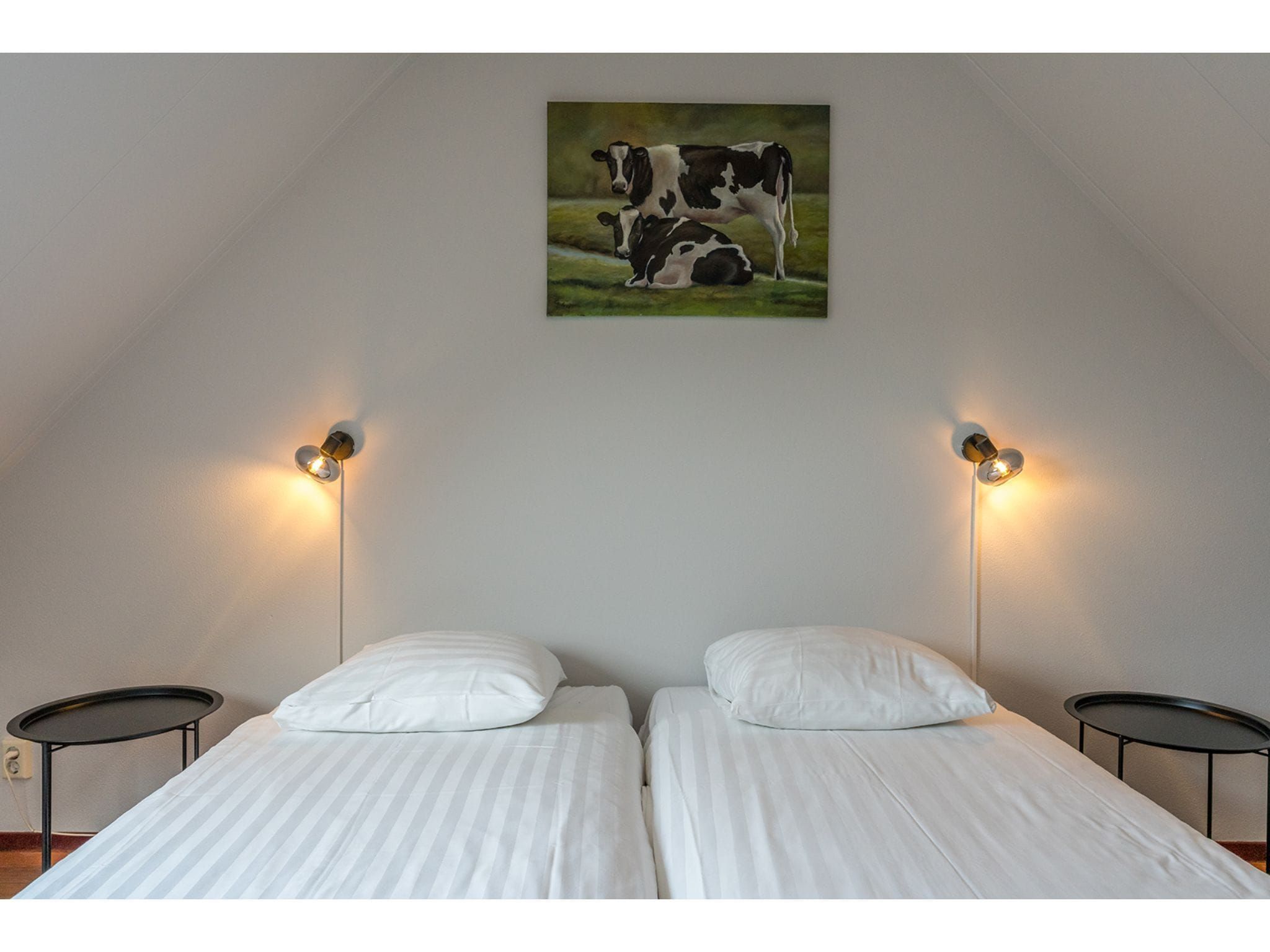 Een slaapkamer van Florijn 1 in Oost-Texel