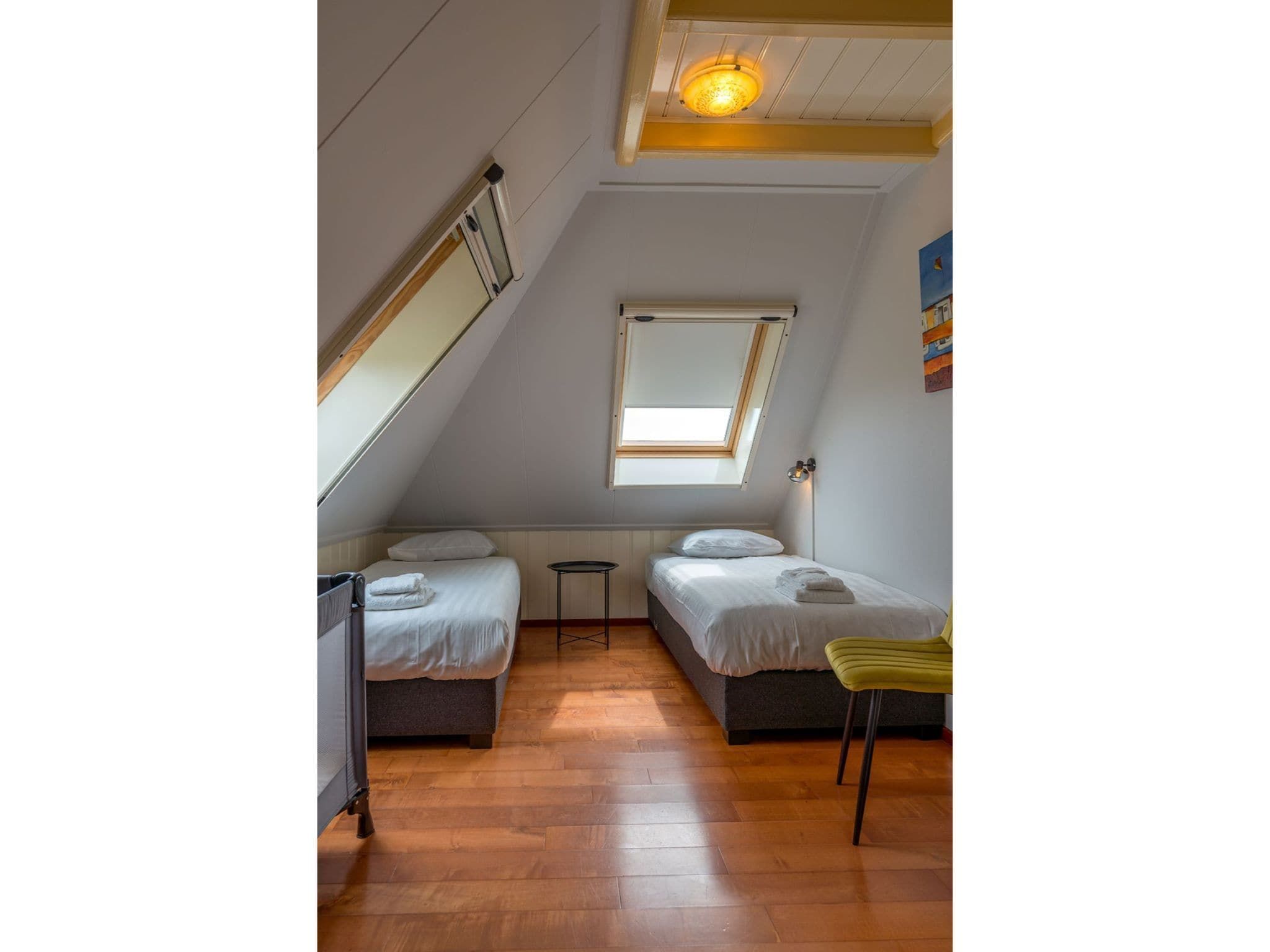 Een slaapkamer van Florijn 4 in Oost-Texel