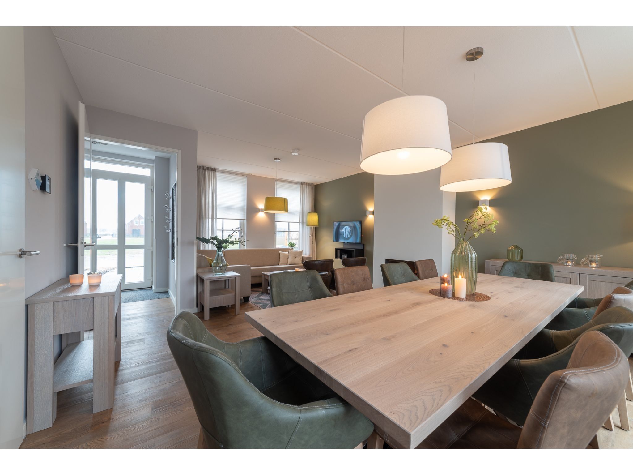 De woonkamer van Zeeuwse Pracht  hond in Colijnsplaat