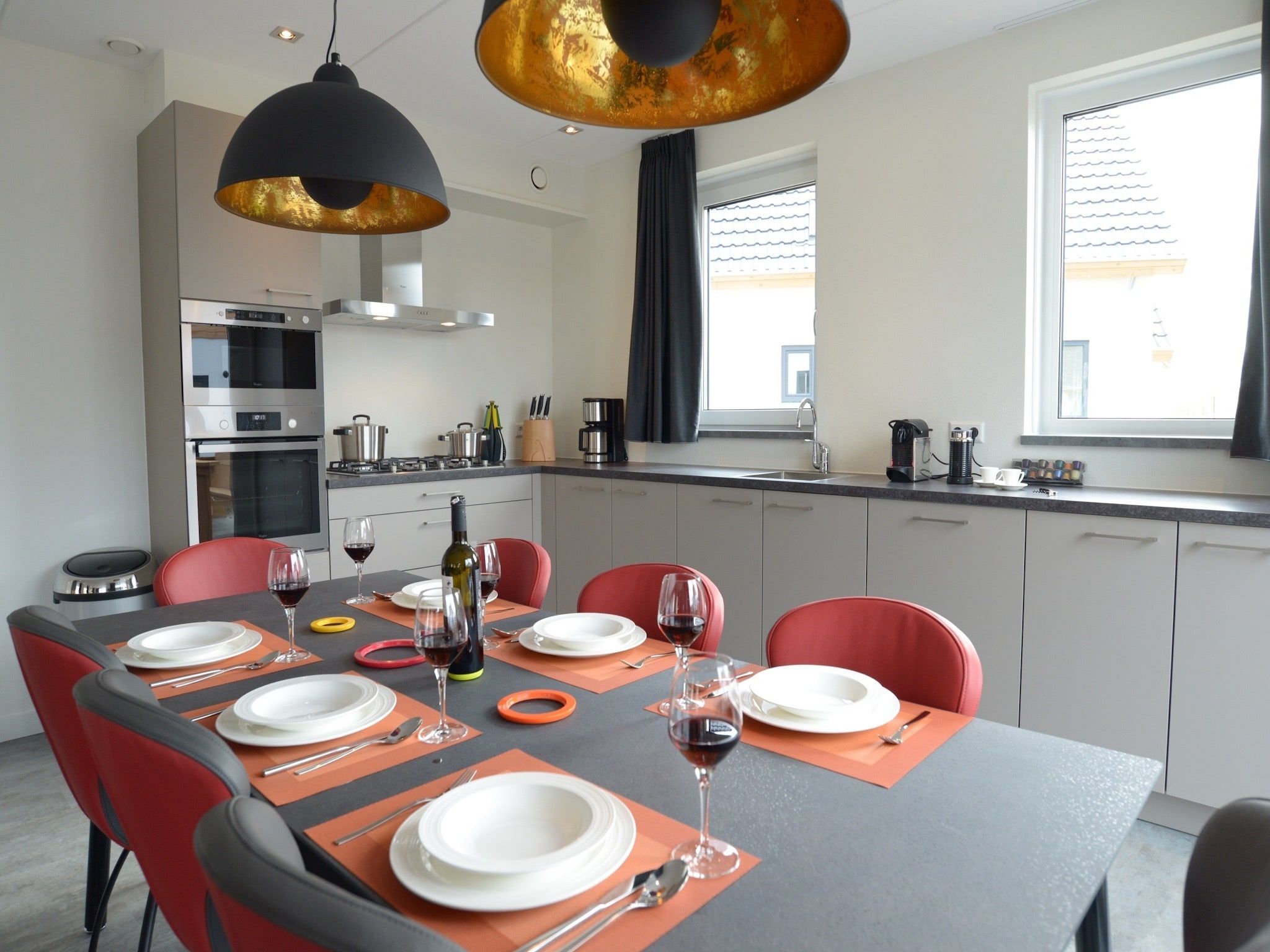 De keuken van Villa  Hoogeland 106L in De Koog-Texel