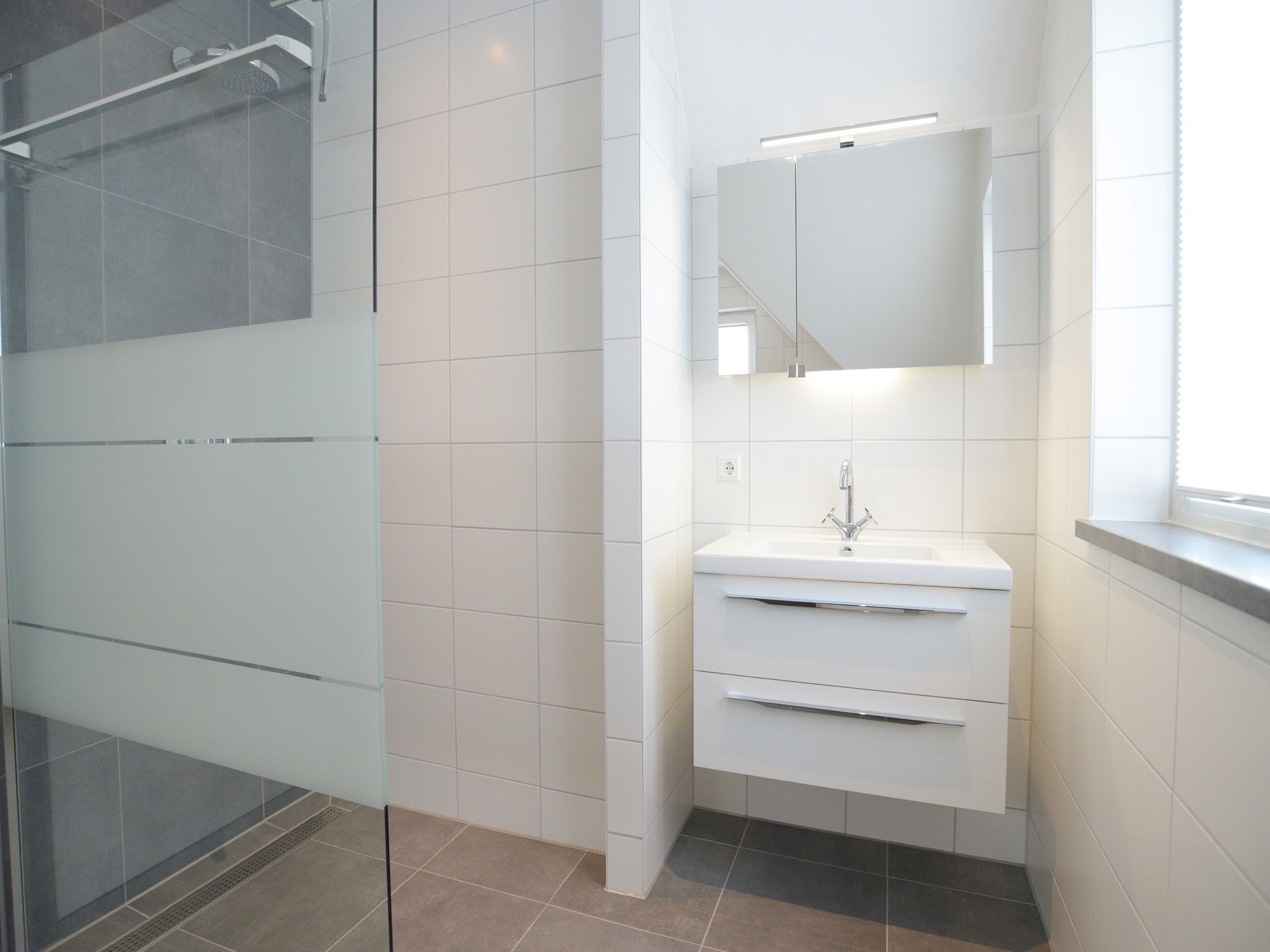 De badkamer van Villa  Hoogeland 106L in De Koog-Texel