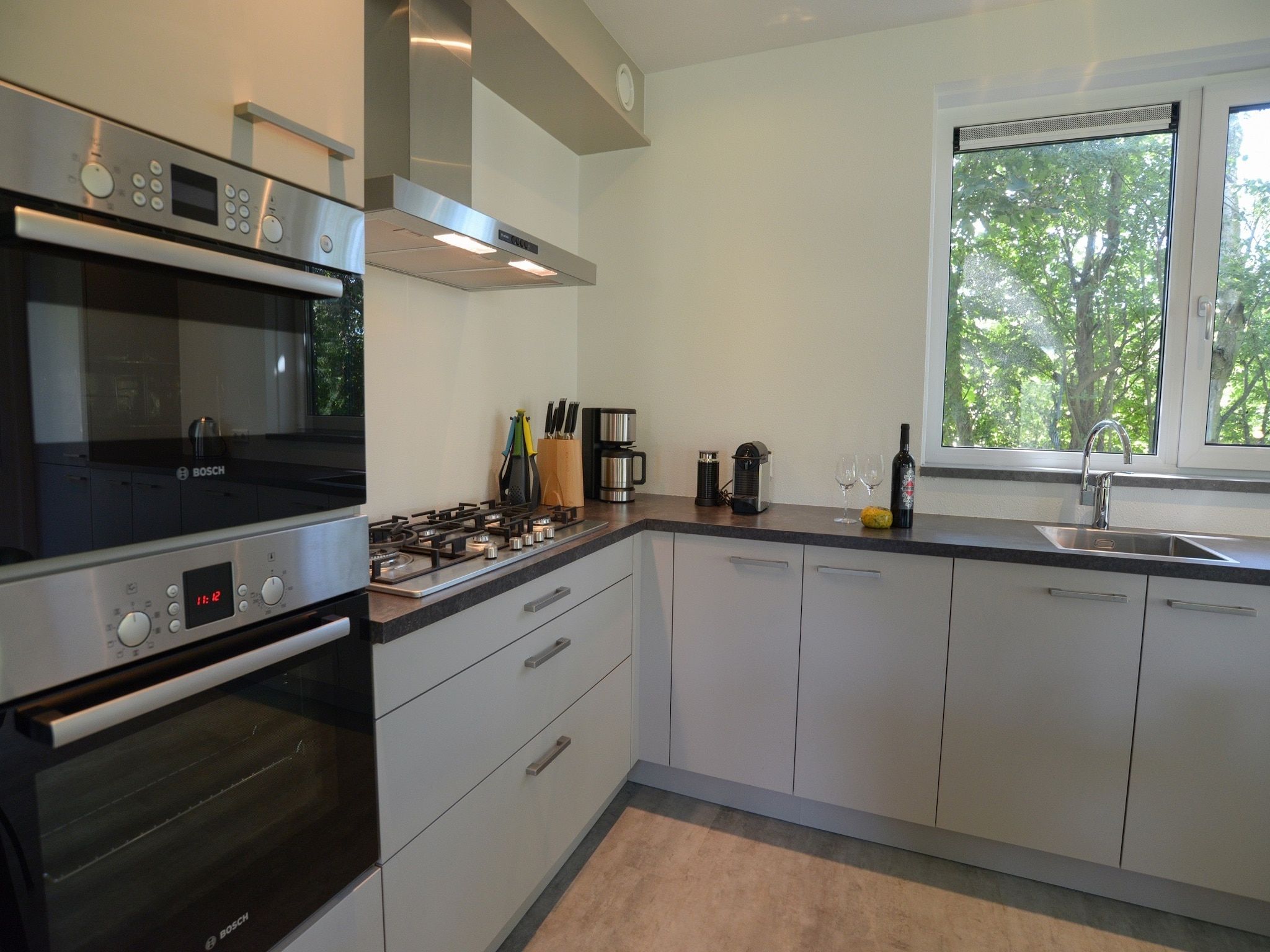 De keuken van Villa Hoogelandt 70 in De Koog-Texel