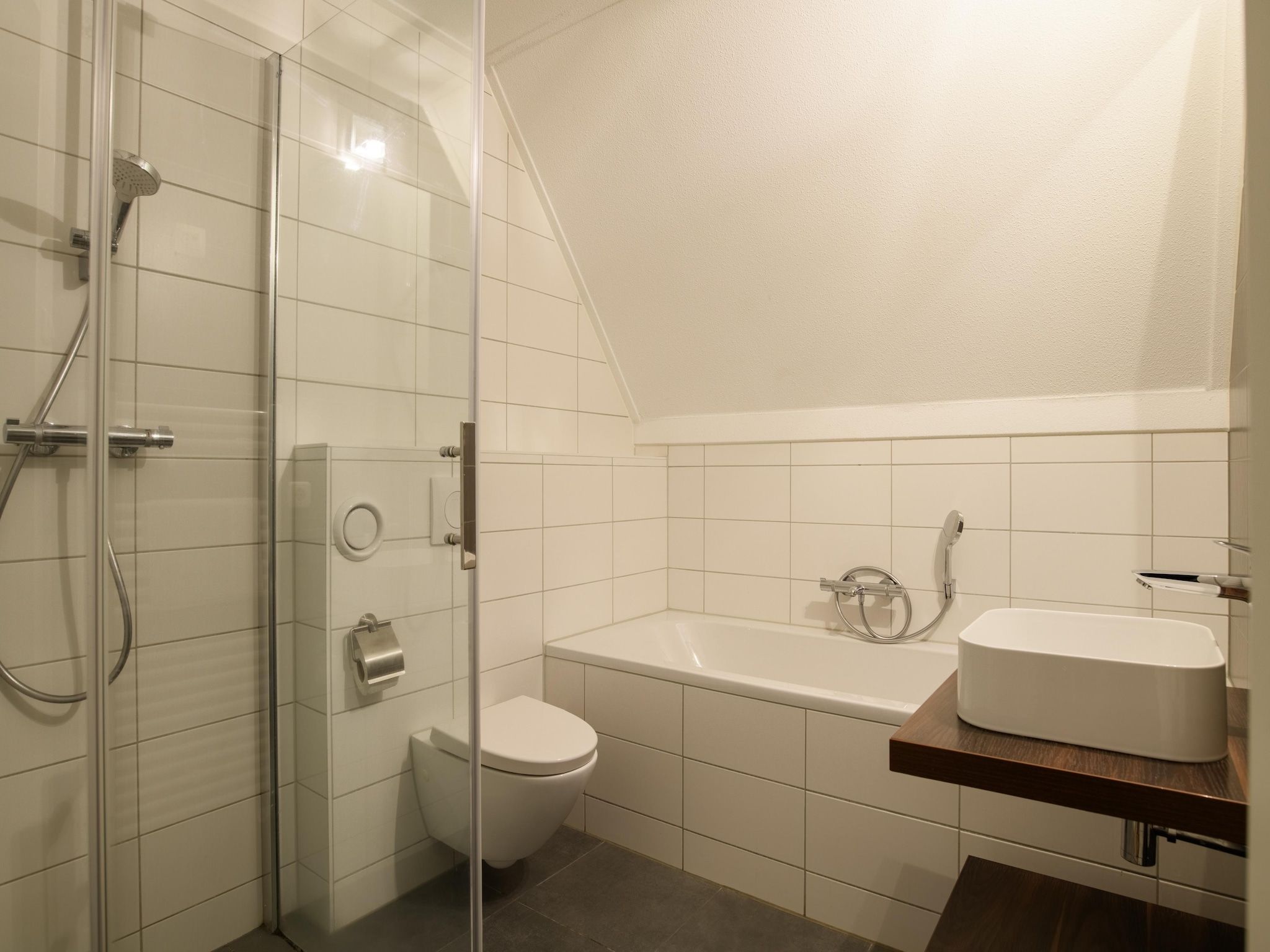 De badkamer van Resort Maastricht 5 in Maastricht