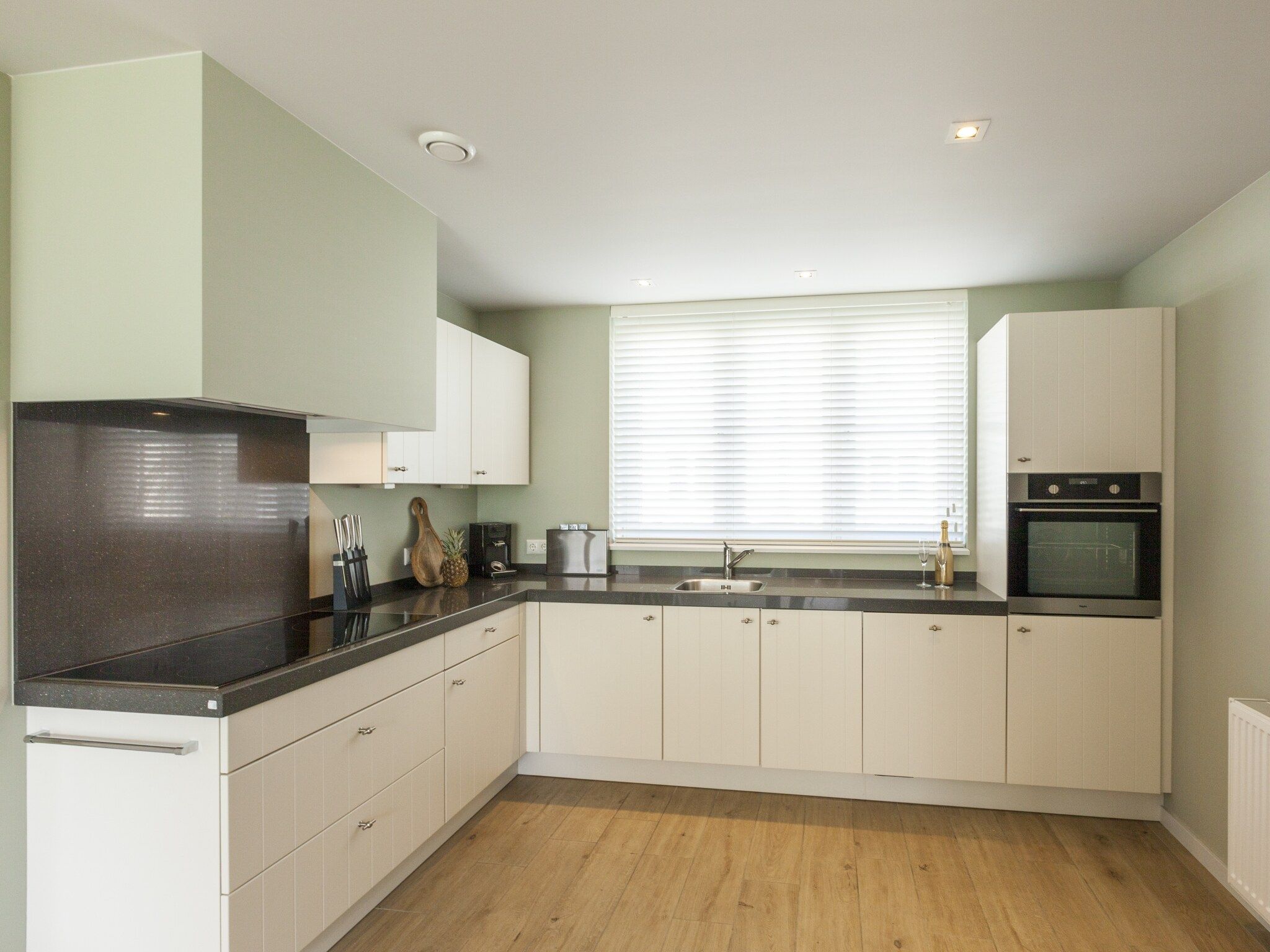 De keuken van Villa Zandduin in Cadzand