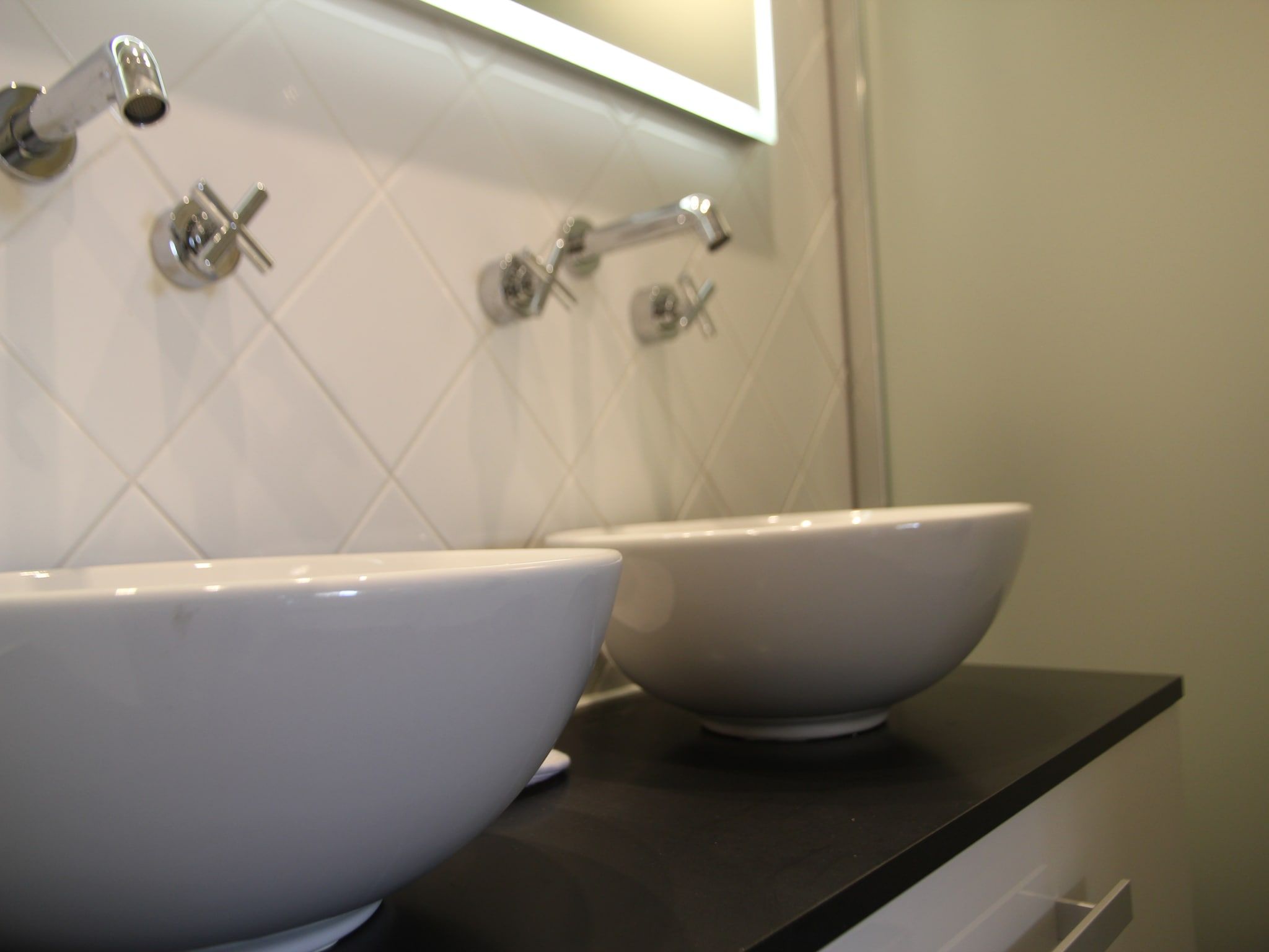 De badkamer van Romantisch Heiloo in Heiloo