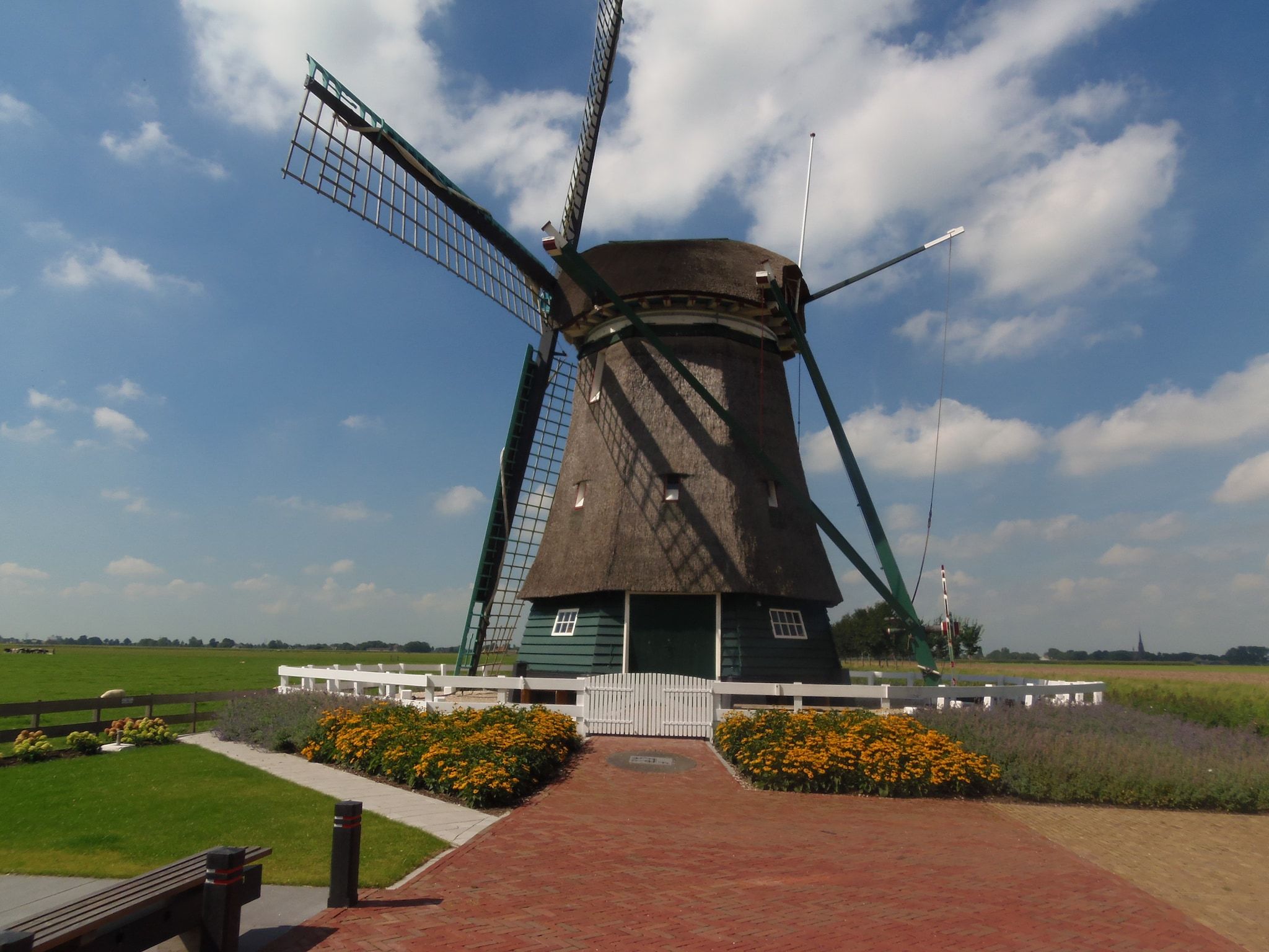 Het uitzicht vanaf Onder de Molen 24 pers in Middenbeemster
