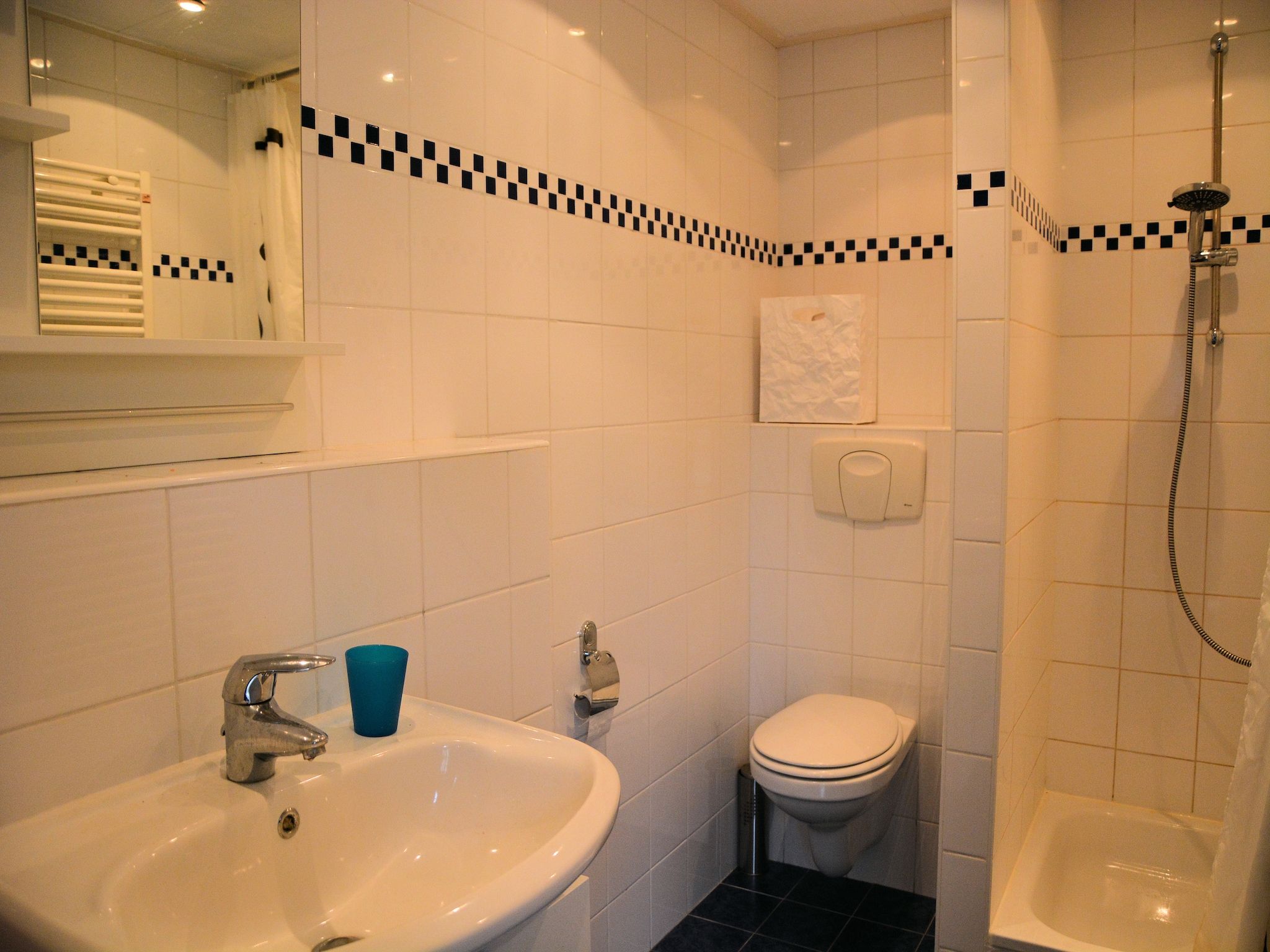 De badkamer van Shelley Beach House in Noordwijkerhout