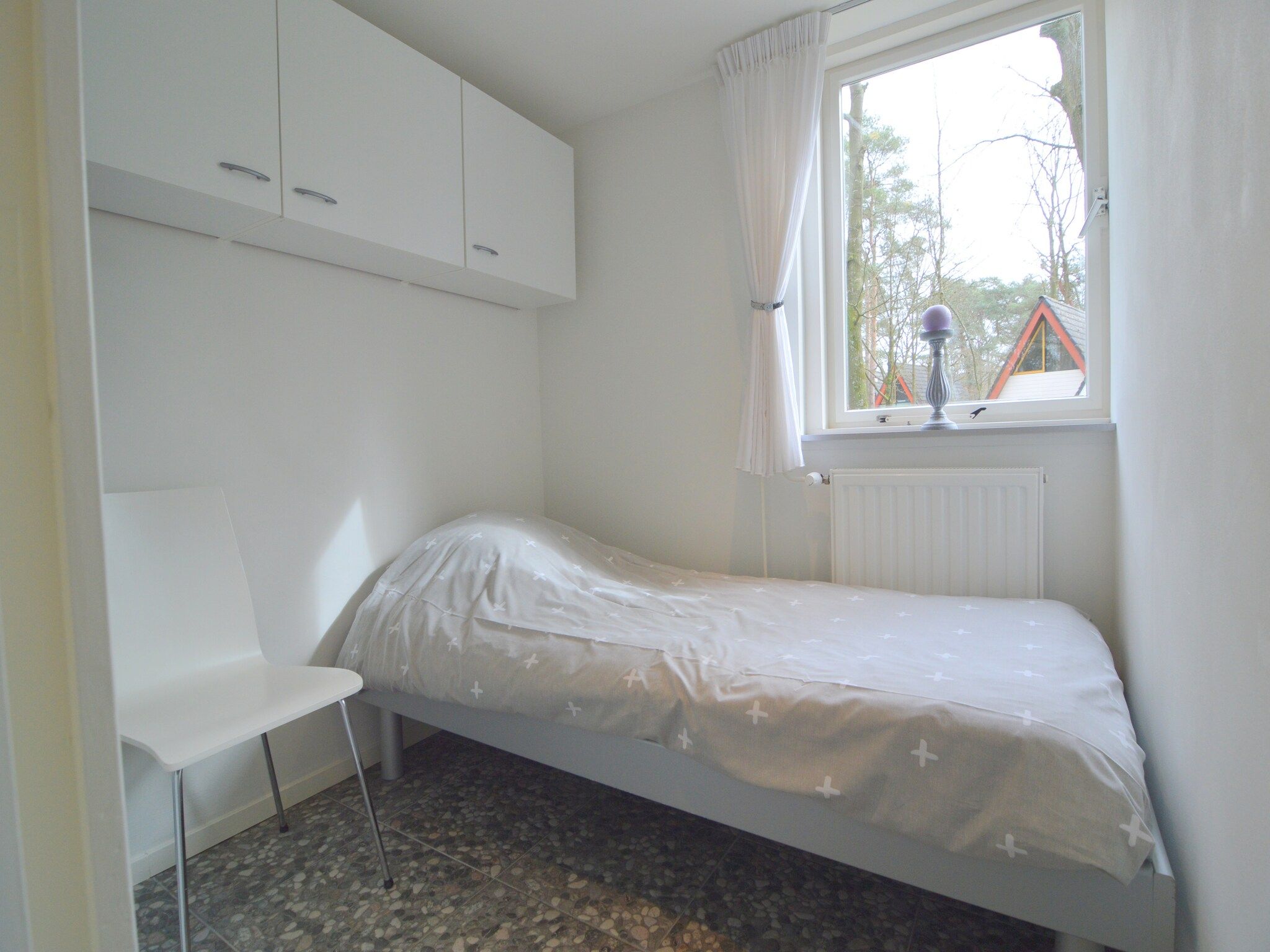 Een slaapkamer van Bungalow nummer 1 in Stramproy