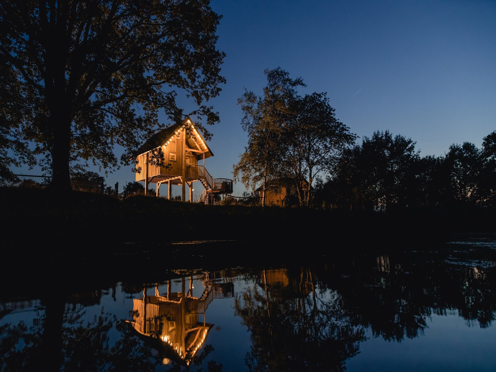 Het uitzicht vanaf Vakantiepark Mölke 11 in Zuna